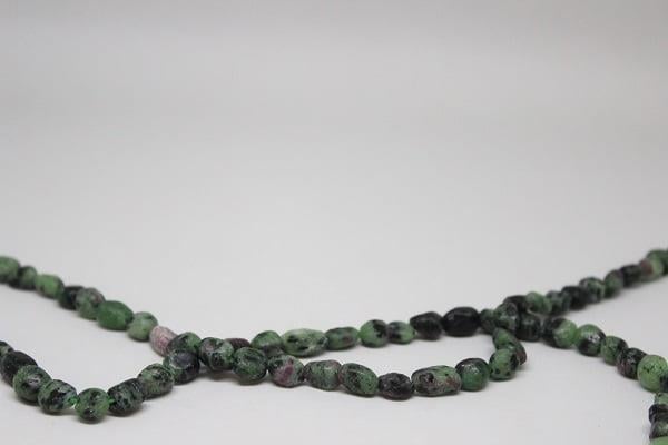 Anyolit (Rubizoit - Rubyzoisit) Doğal Taş YARIM Dizi (18cm uzunluğundadır)