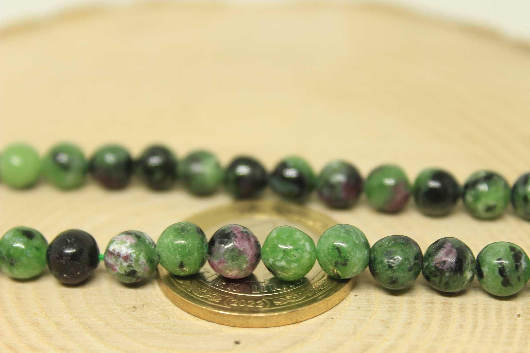 Anyolit (Rubizoit – Rubyzoisit) Taşı 6mm/adet