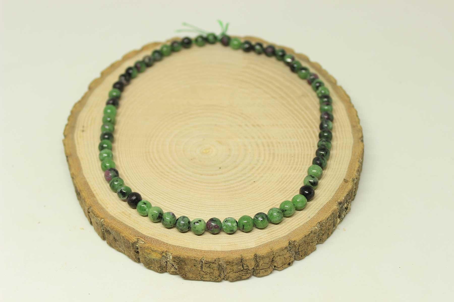 Anyolit (Rubizoit – Rubyzoisit) Taşı Dizi 6mm