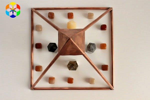 Bakır Piramit KEOPS El Yapımı