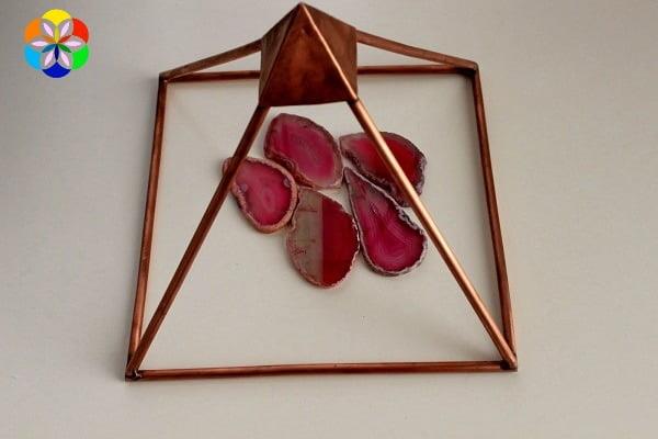 Bakır Piramit KEOPS El Yapımı