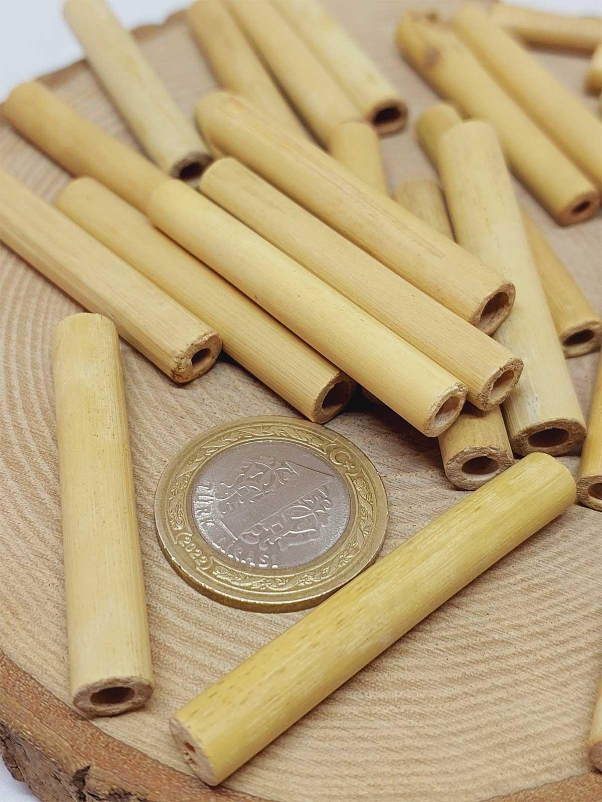 Bambu Boncuk 7.5*50mm/10adet (54594)