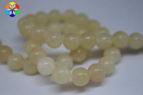 Çeyrek Dizi (9cm uzunluğundadır!) Kalsit Taşı Çeyrek Dizi 8mm