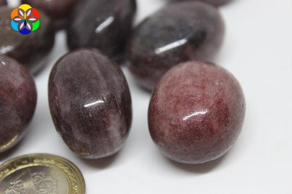 Çilek Kuvars Taşı Tamburlanmış