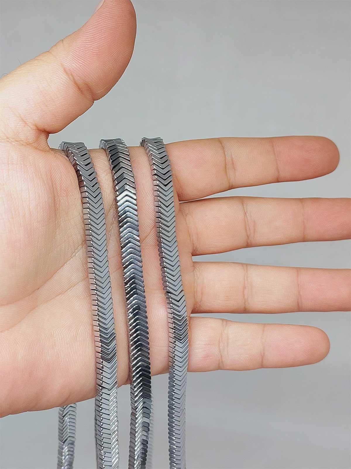 Hematit Taşı Şekilli 2.5*6.5mm Dizi (52314)