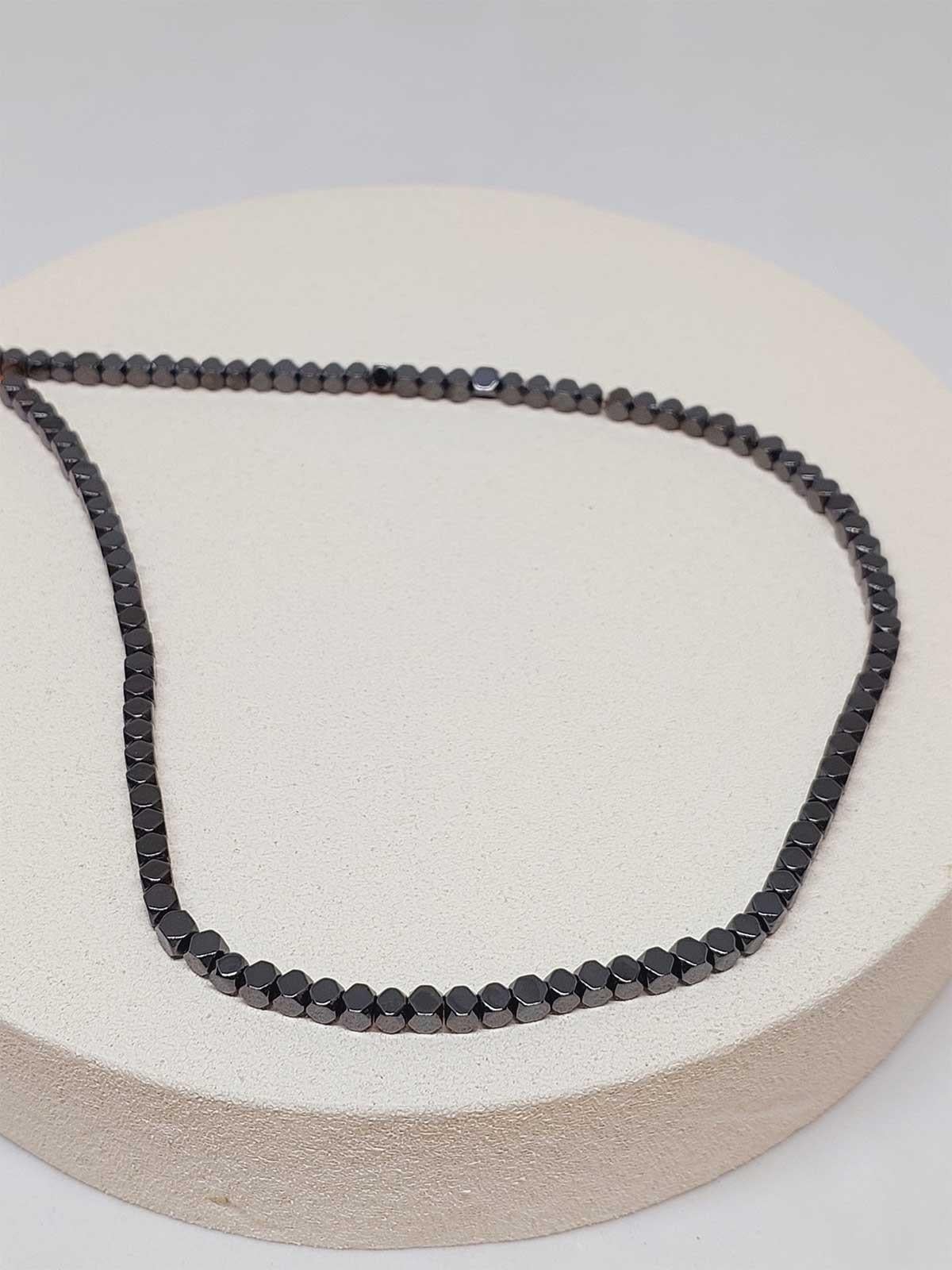 Hematit Taşı Şekilli 3.5*3.5mm Dizi (52326)