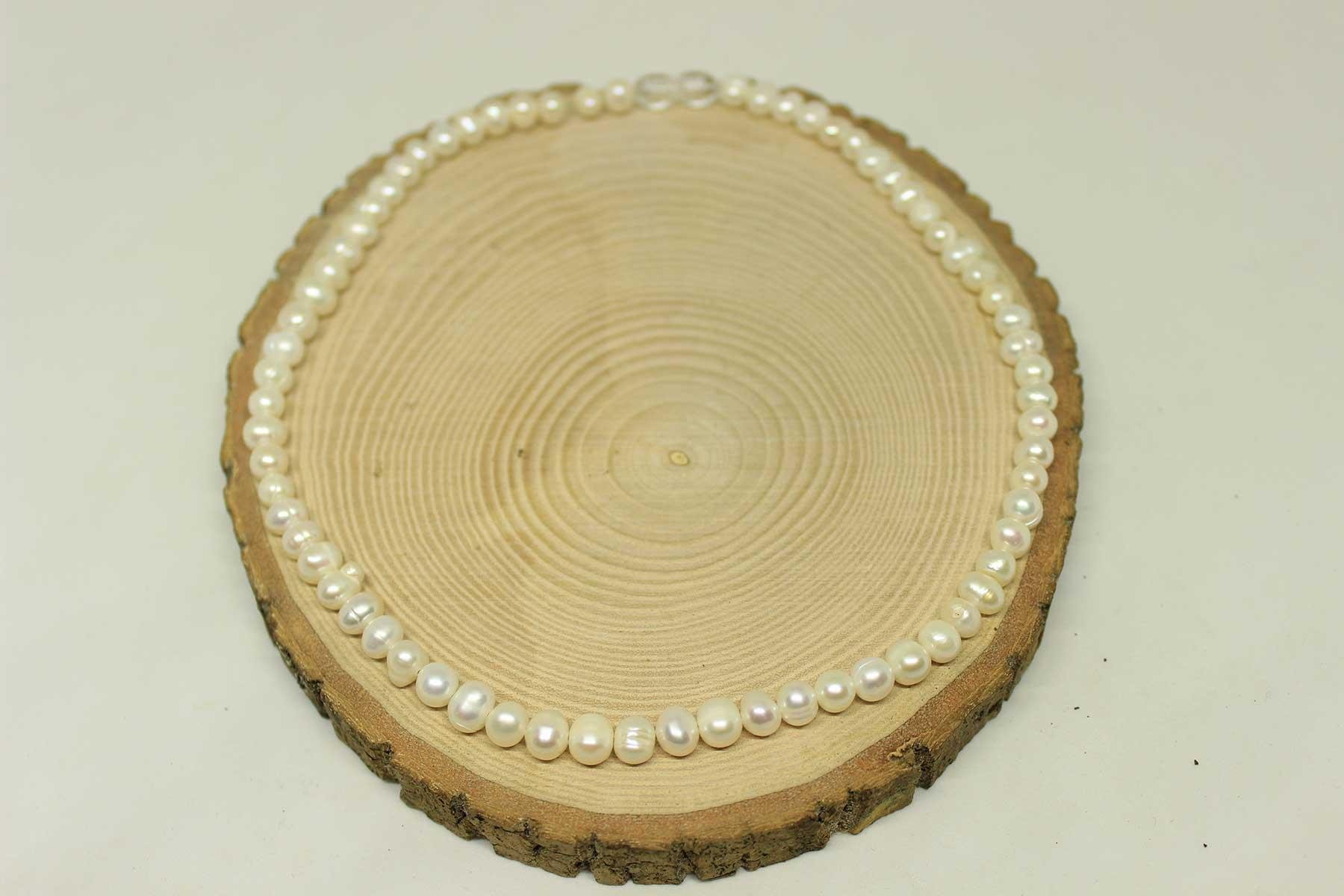 İnci Kolye 6mm (Klipsli)