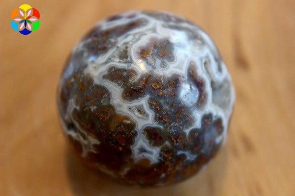 Jasper (Manzaralı) Taşı Küre