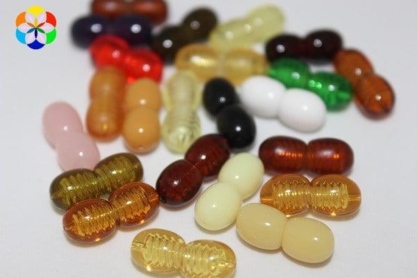 Kehribar Klips - Vidalı Klips Seti 23 Değişik Renk