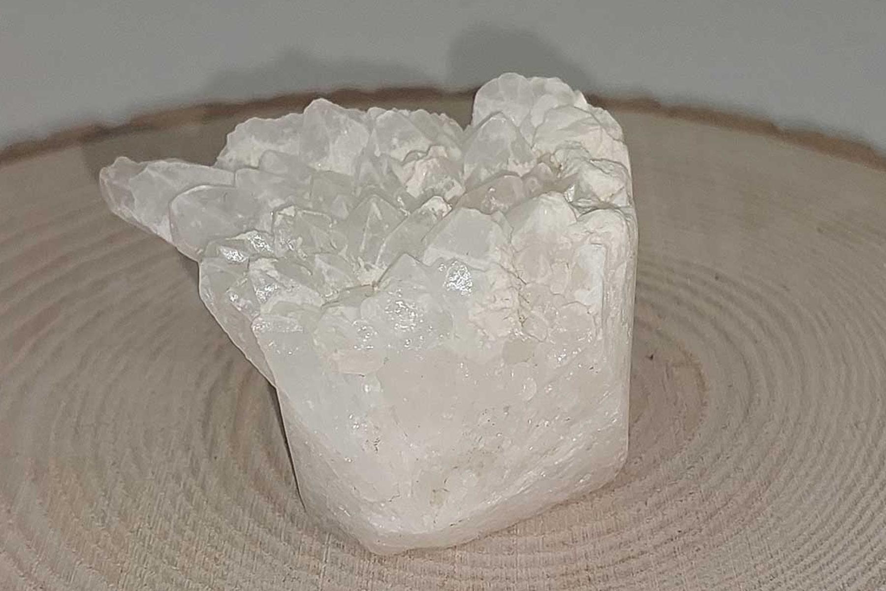 Kristal Kuvars Taşı Kütle Ham Parça - 80gram (27165)