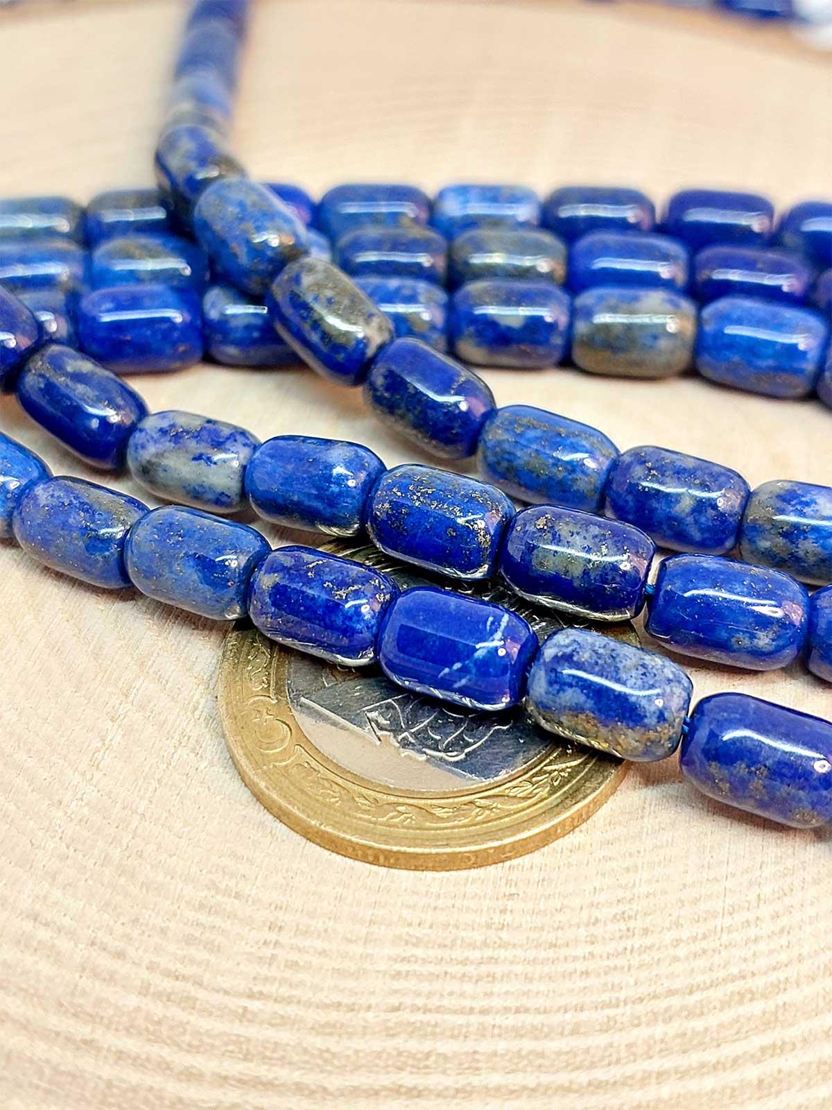 Lapis Taşı 6*8.5mm Kolye (Sabit Klipsli)