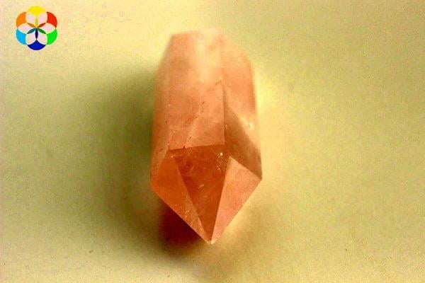 Pembe Kuvars Taşı Çift Uçlu