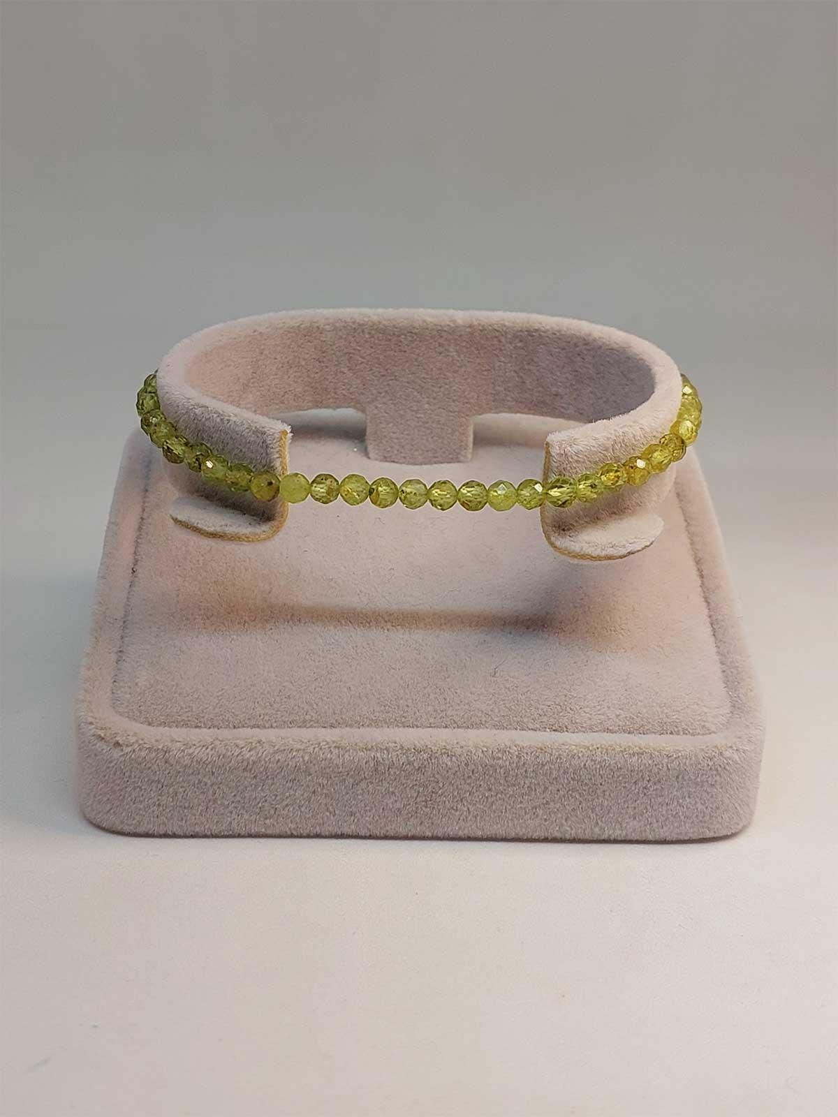 Peridot (Zebercet) Taşı 3.5mm Bileklik (45946)