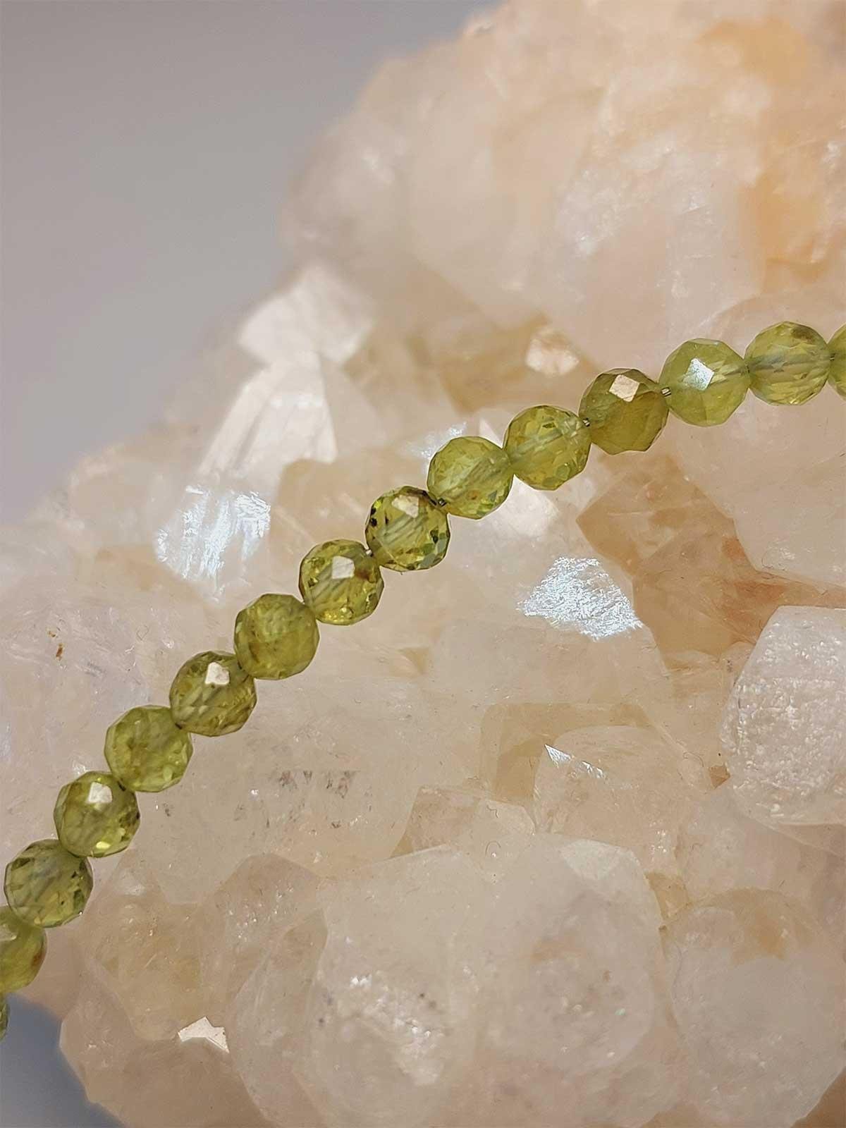 Peridot (Zebercet) Taşı 3.5mm Bileklik (45946)
