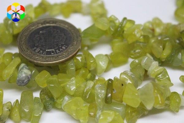 Peridot (Zebercet) Taşı Doğal Küçük Taşlar/10 adet