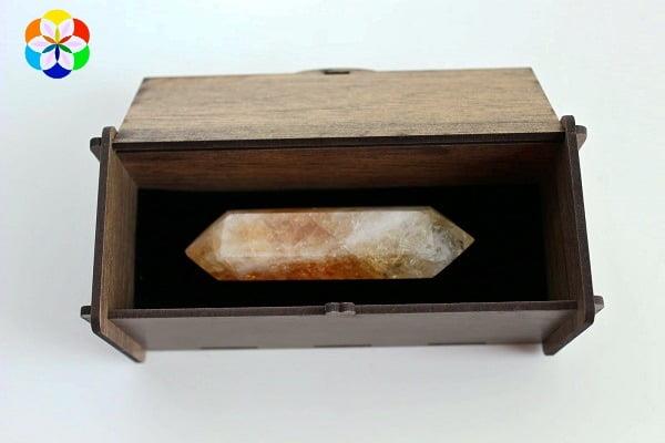 Sitrin Taşı Çift Uçlu