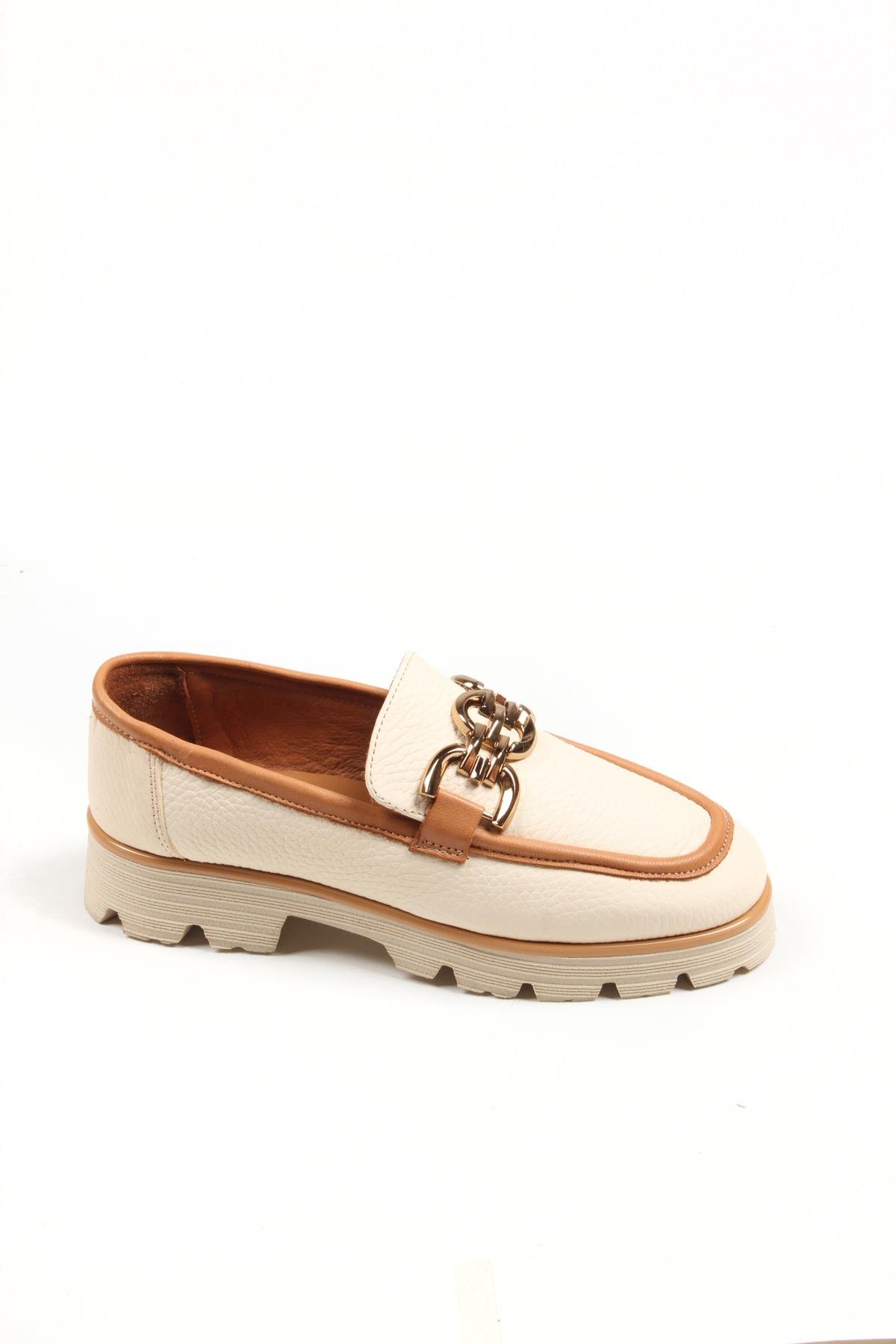 Majensia 141209 Şık ve Rahat Loafer - BEJ FLOTUR