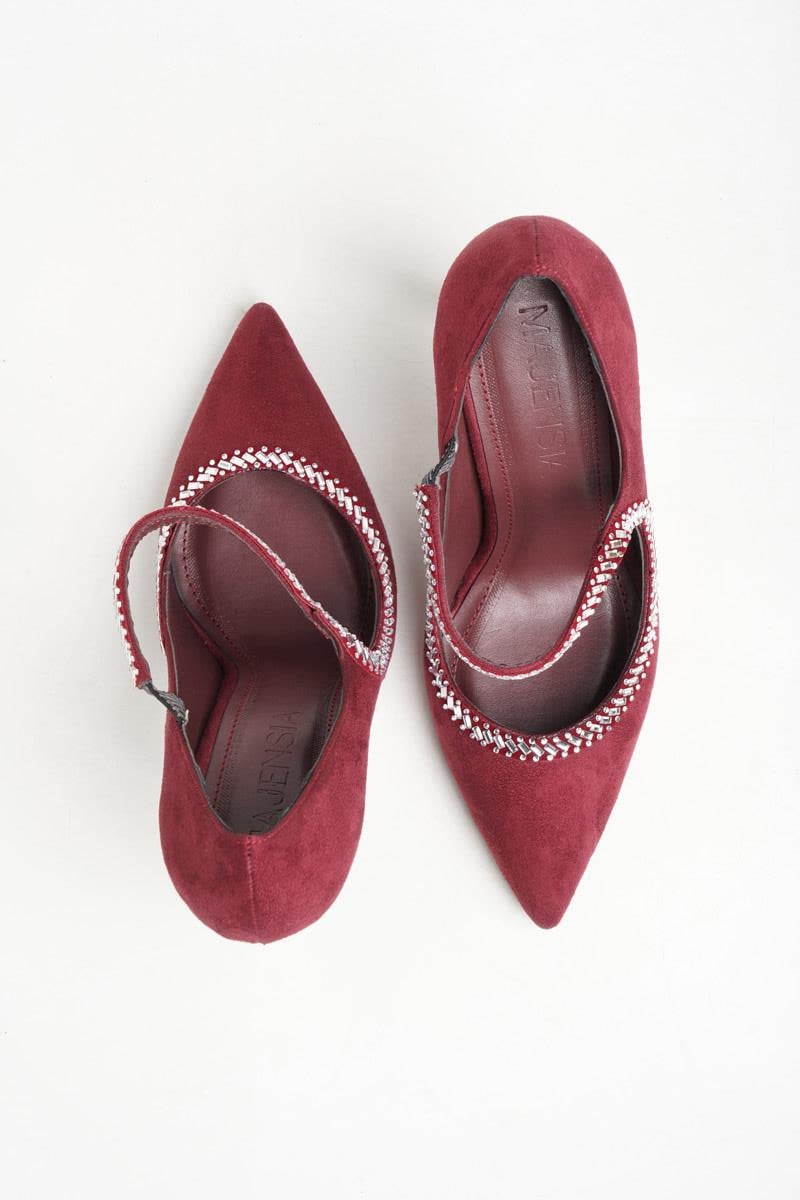 Majensia 255017 Şık Ayakkabı - BORDO