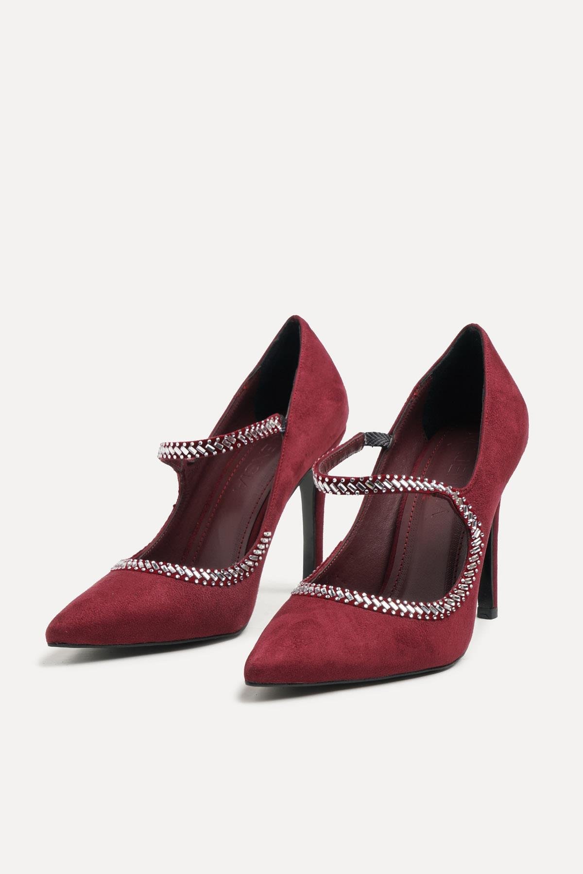 Majensia 255017 Şık Ayakkabı - BORDO