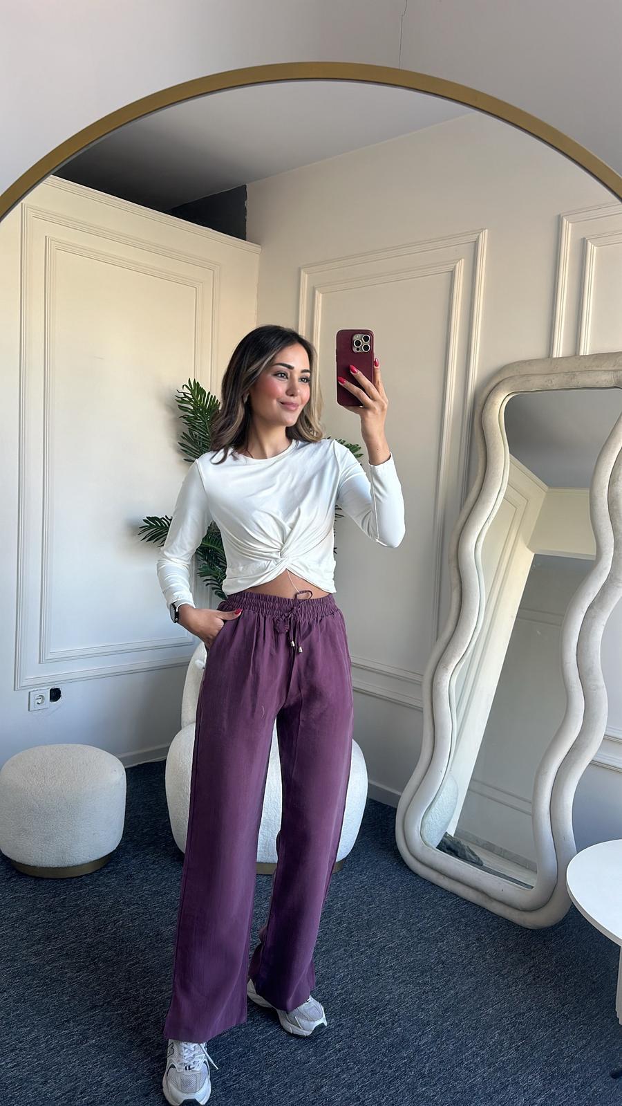Bordo Tensel Pantolon