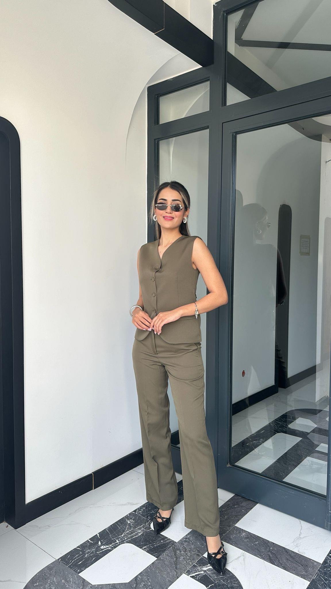 Yelekli Takım Haki 