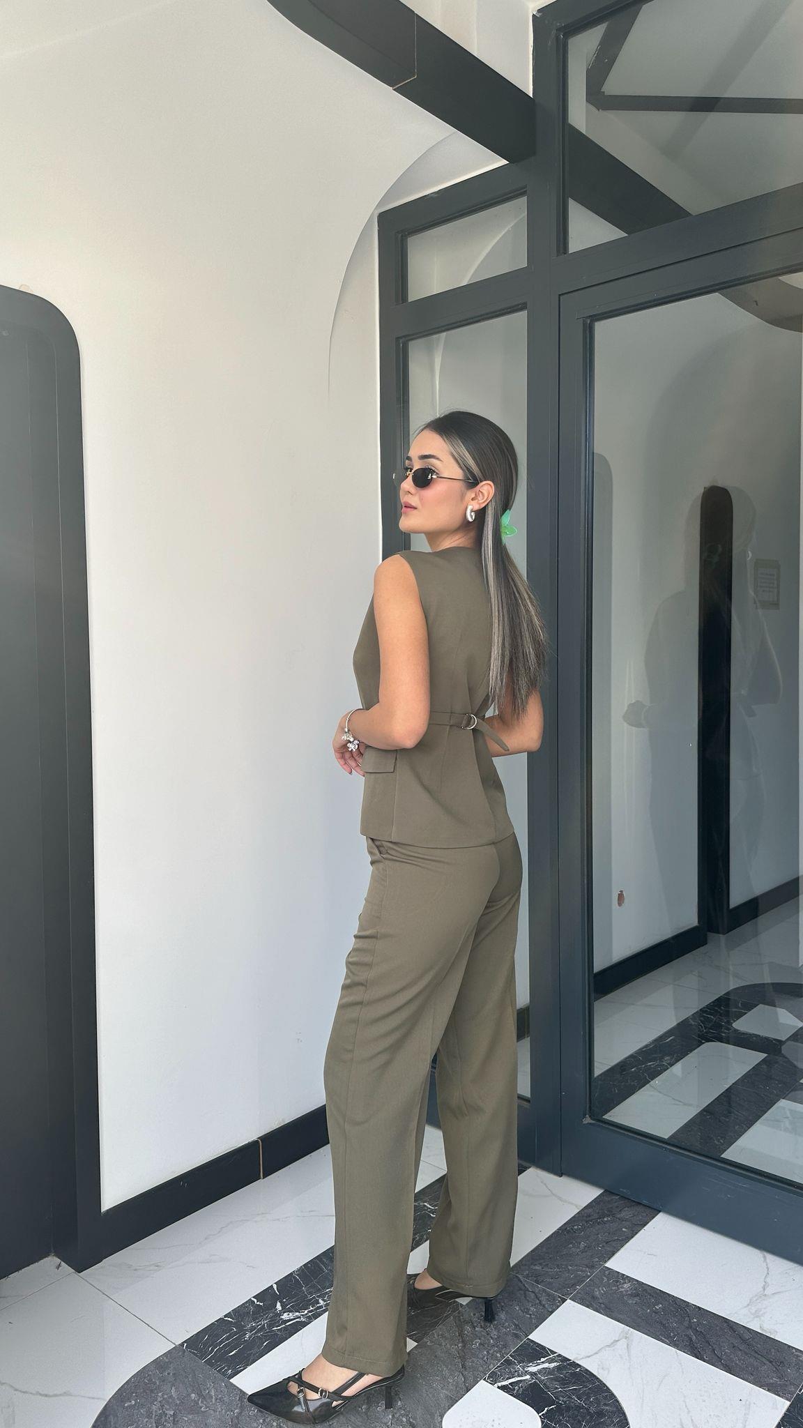 Yelekli Takım Haki 