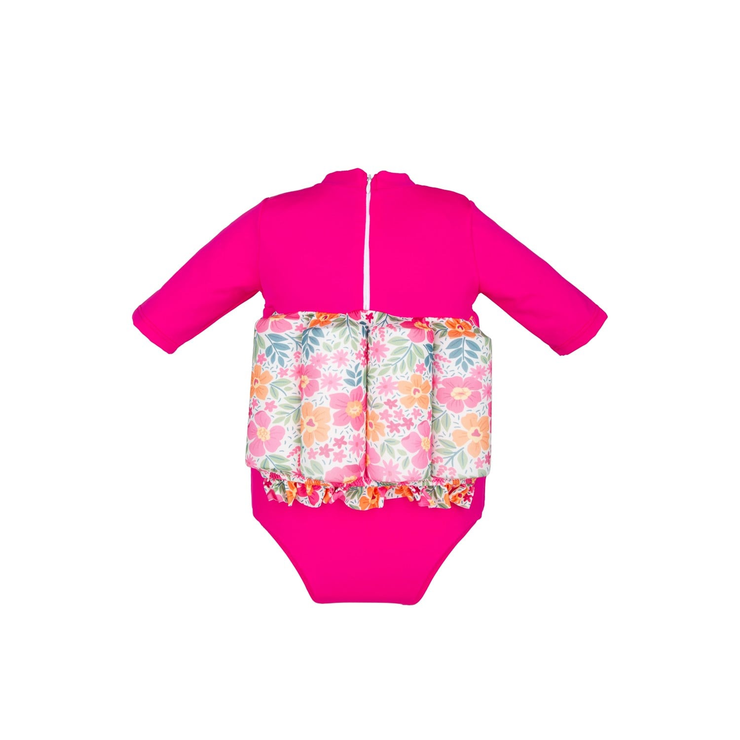 Swim Foam Çiçek Denizi Uv Korumalı Batmaz Kız Çocuk Mayosu 5-6 Yaş
