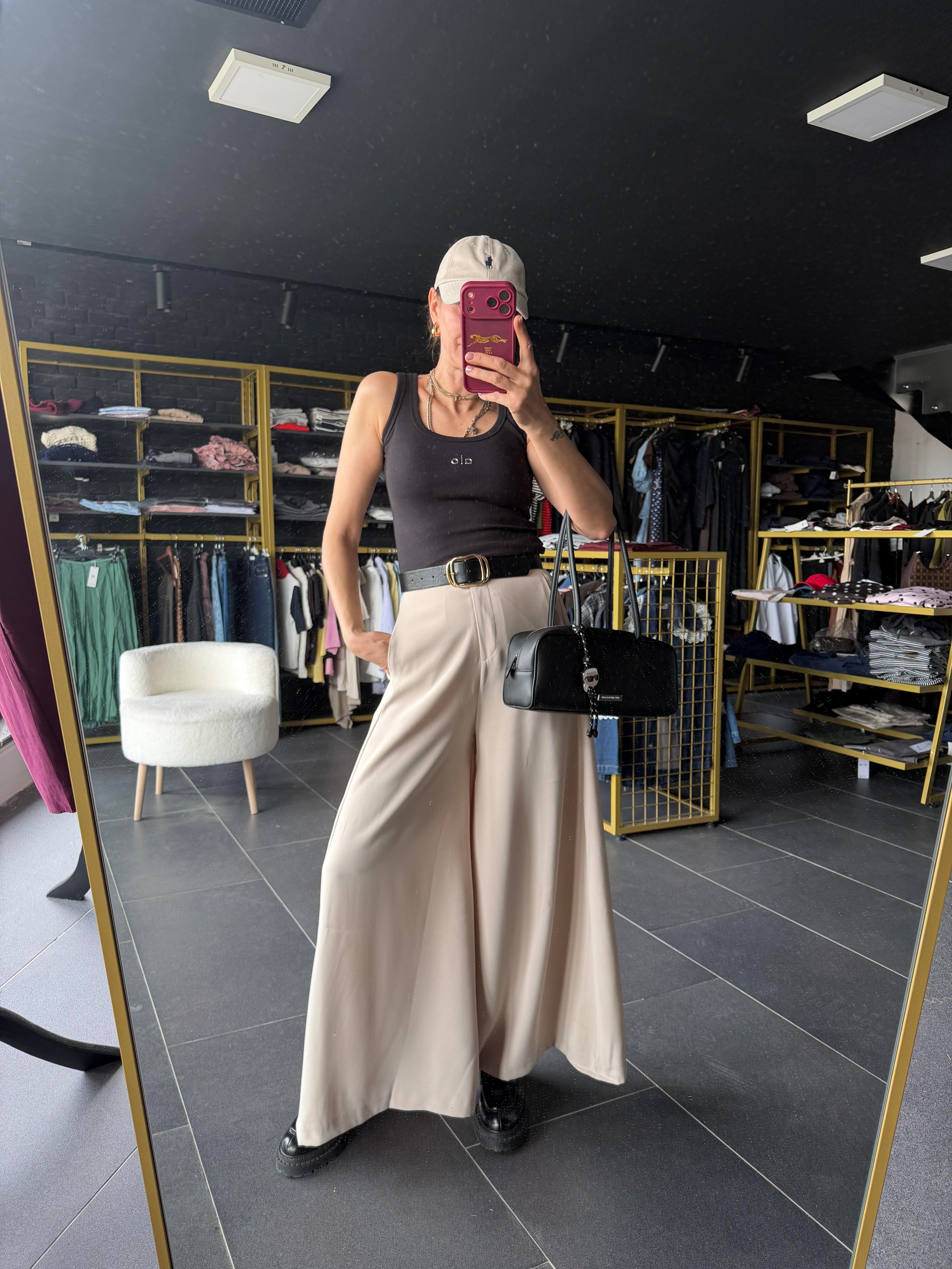  Hola Reflektör Baskılı Siyah Atlet