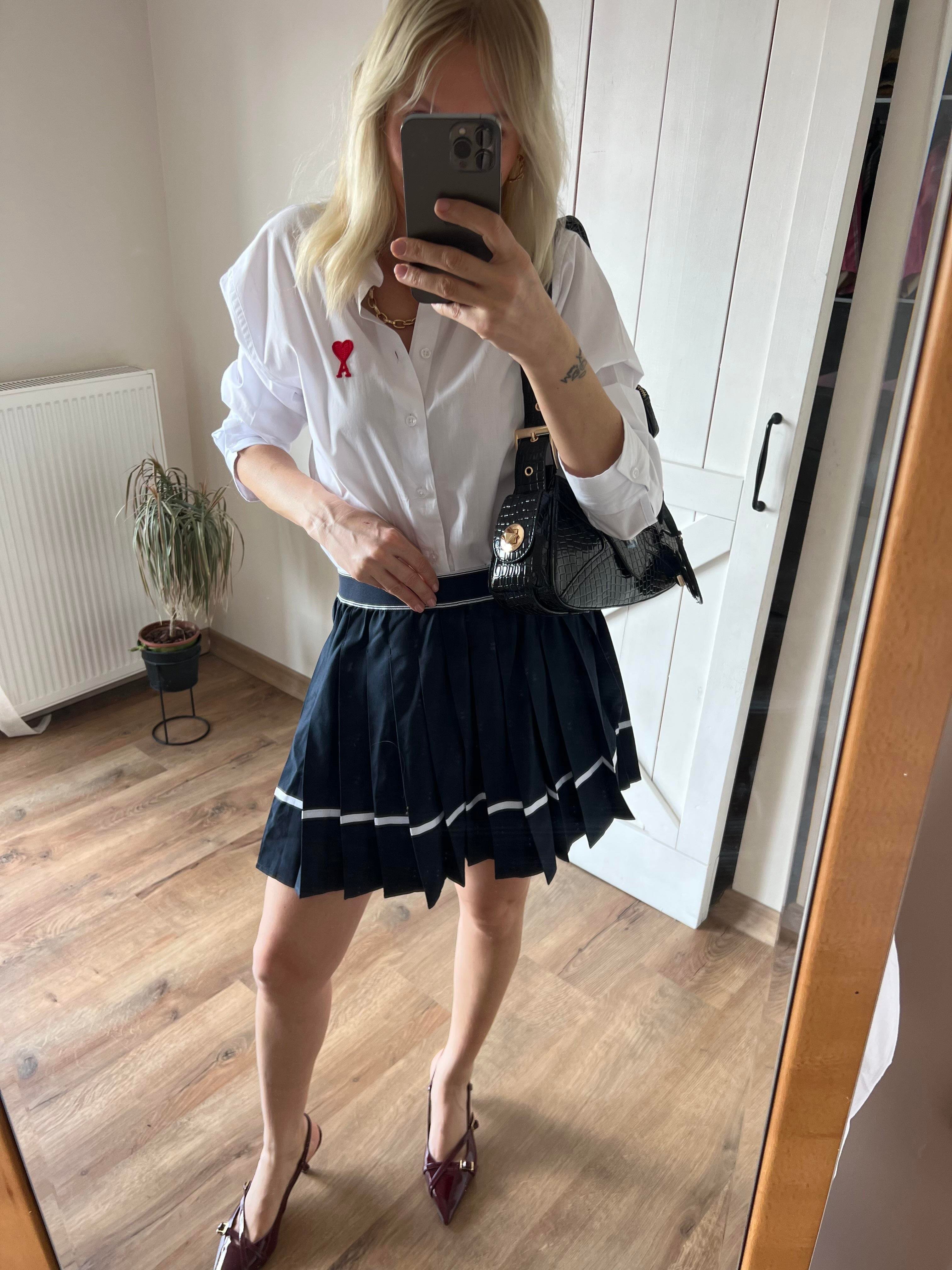 039 College 039 Dark Blue Skırt