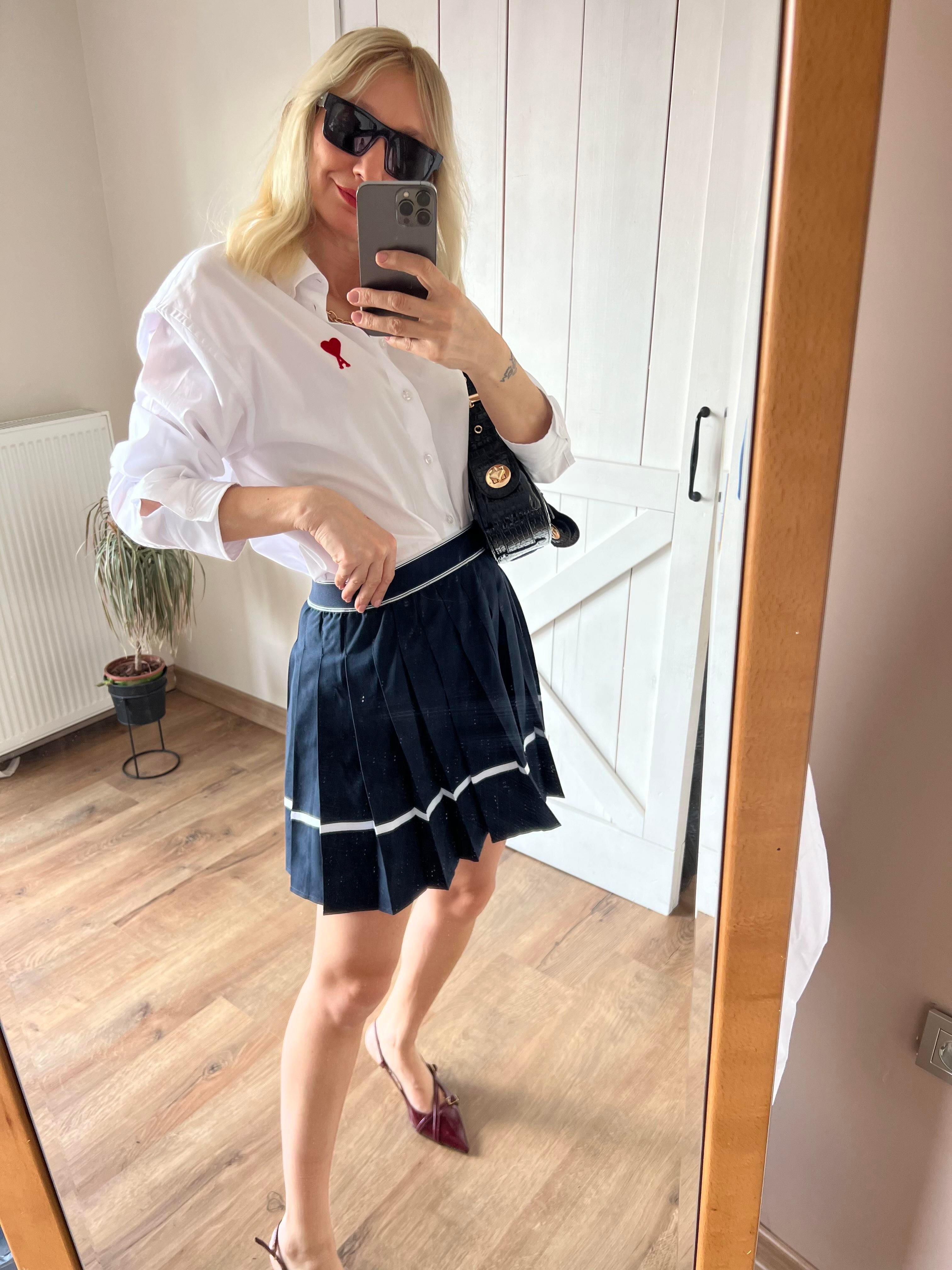 039 College 039 Dark Blue Skırt