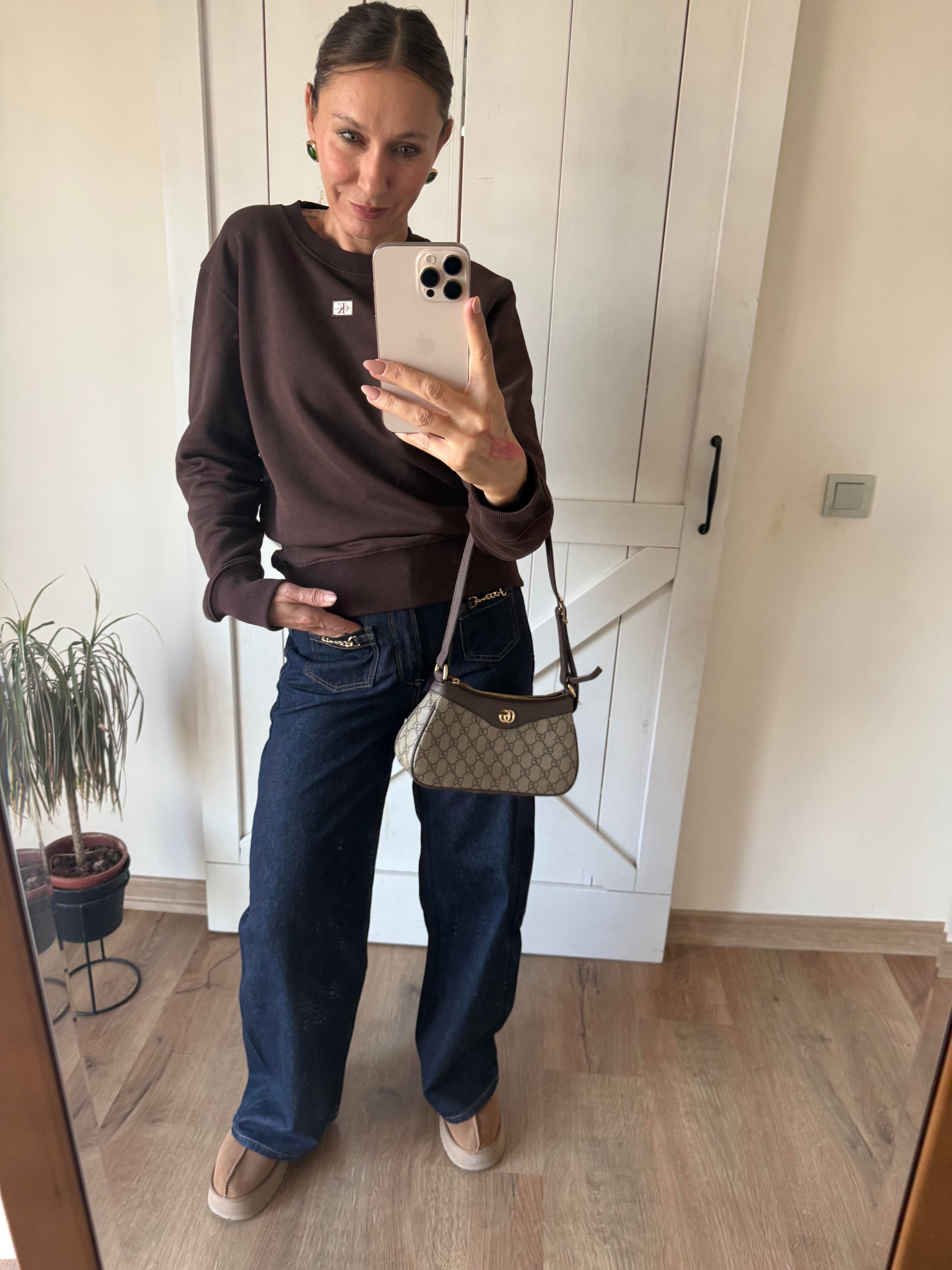 Acı Kahve Minimal Sweatshirt