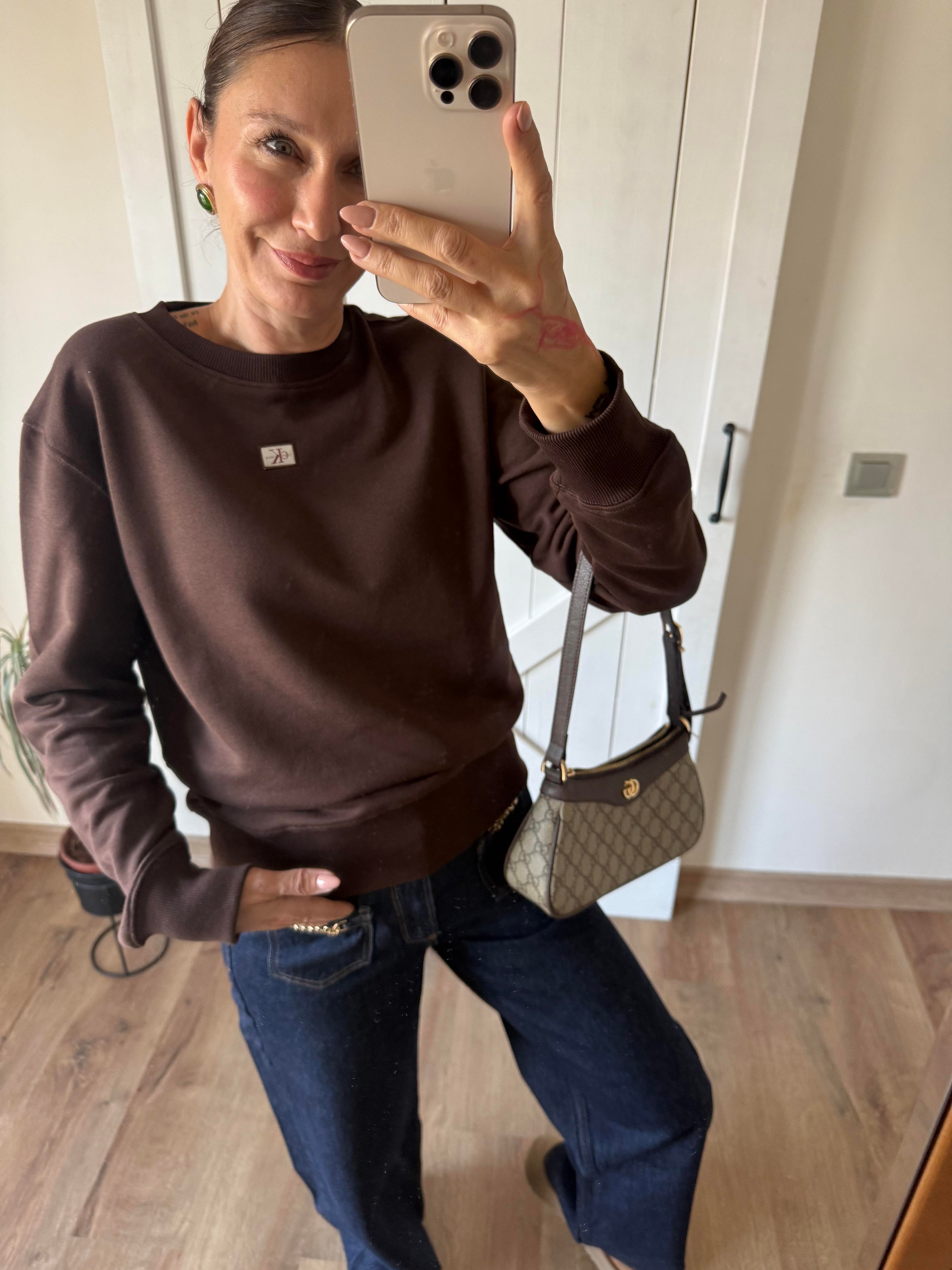 Acı Kahve Minimal Sweatshirt