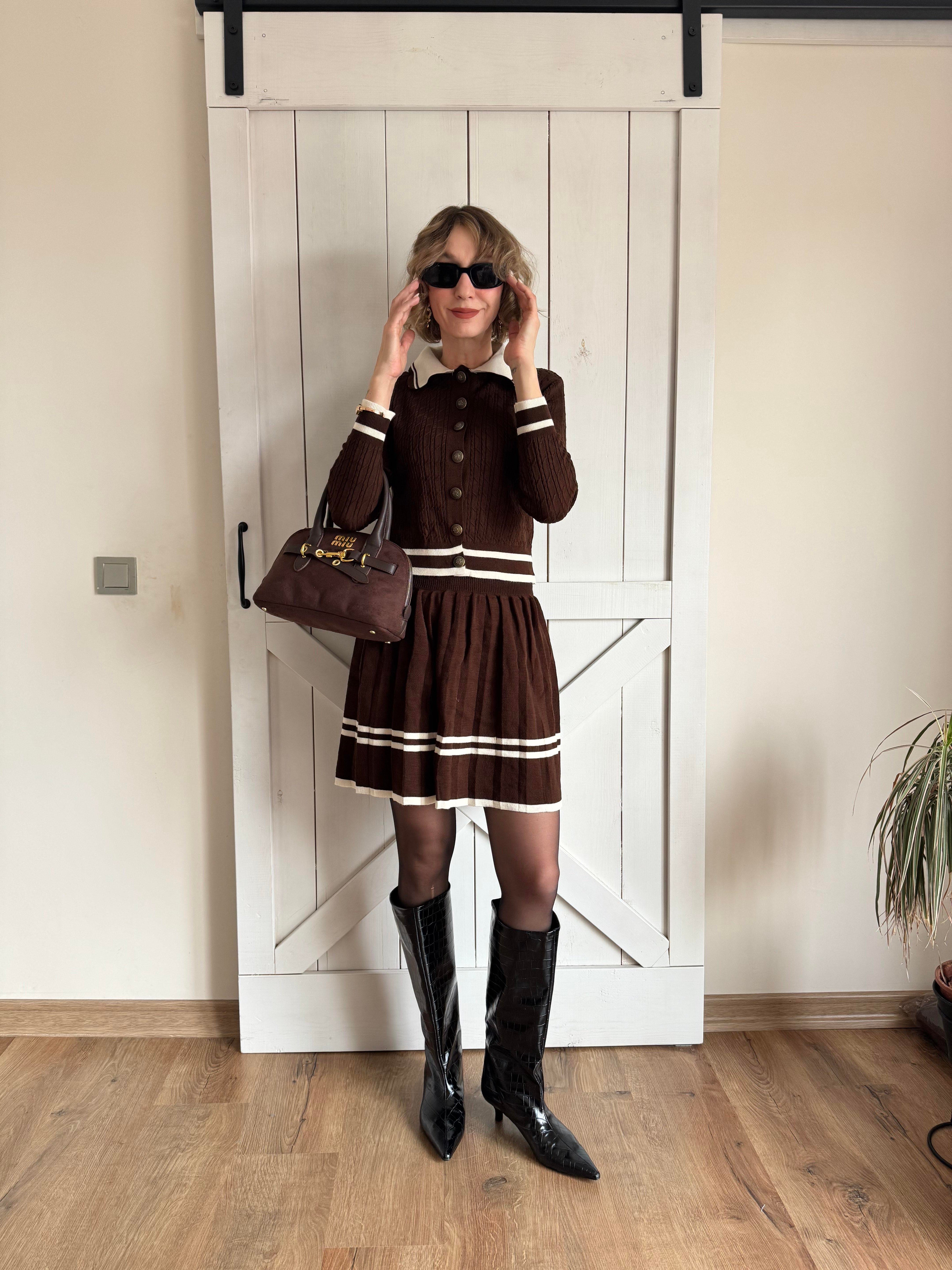 Acı Kahve Triko Takım