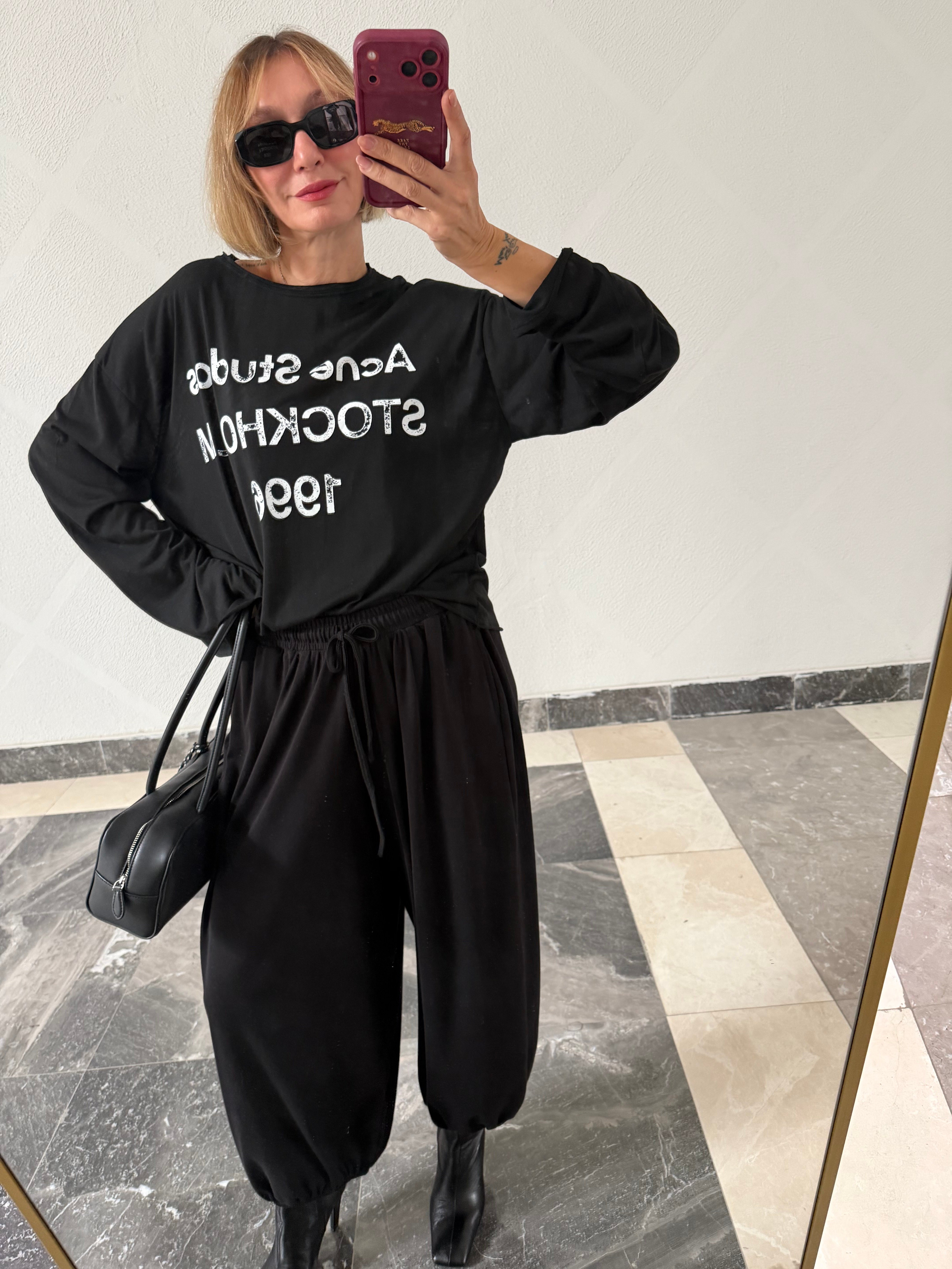 Acne Siyah  Basic Triko