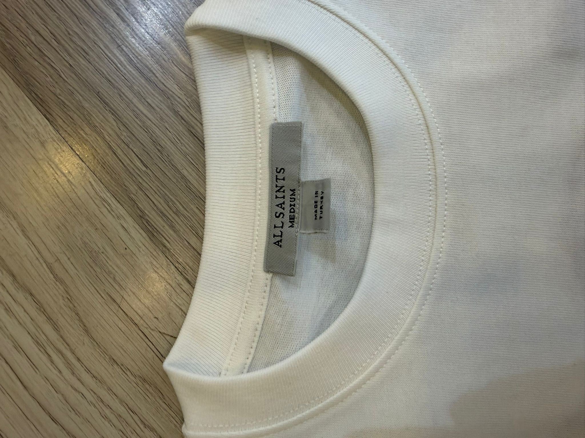 All Saints Beyaz Love Tshirt