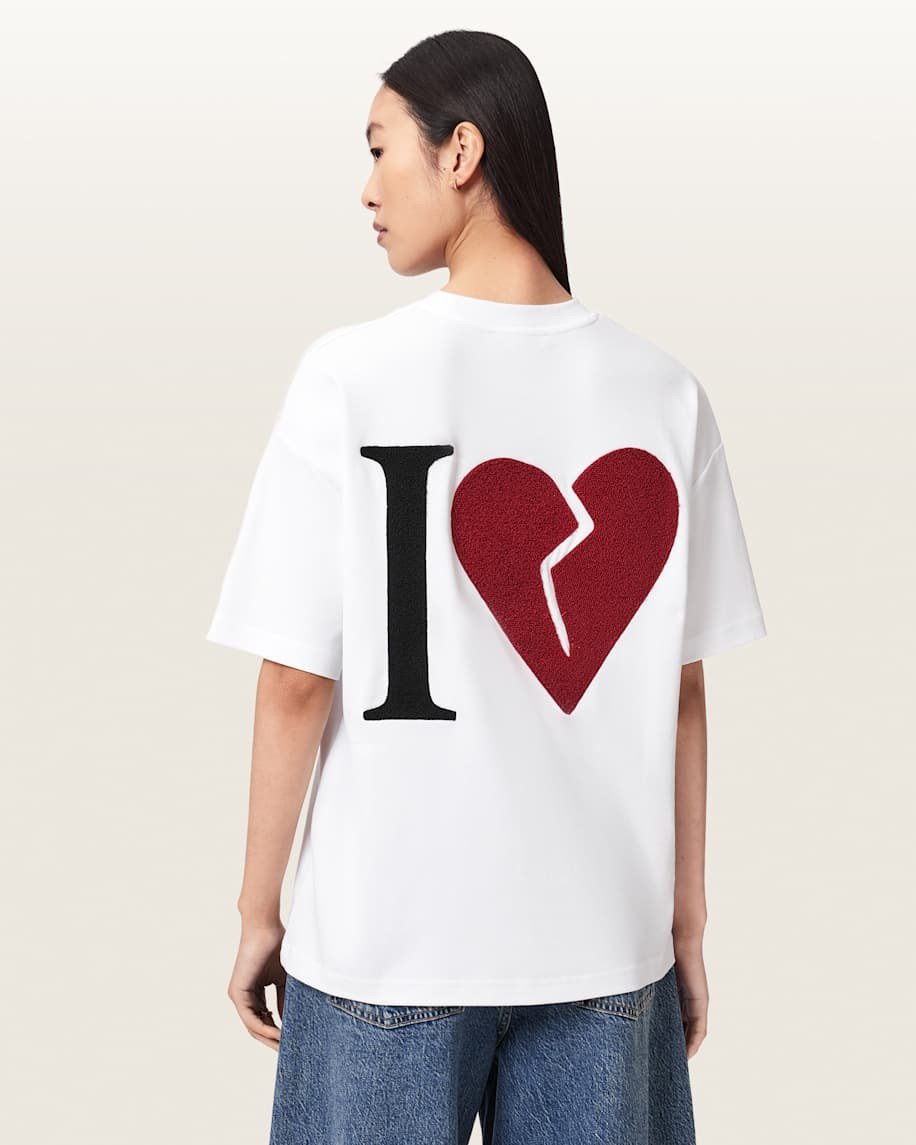All Saints Beyaz Love Tshirt