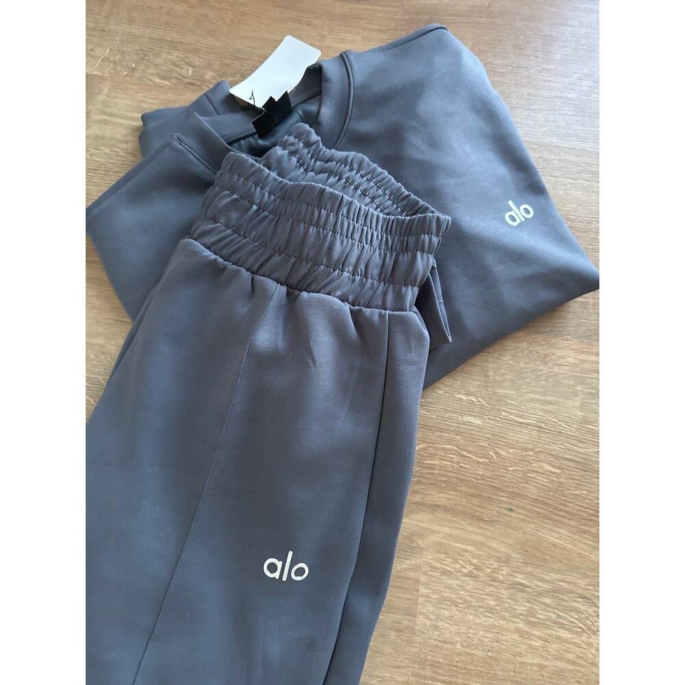 Antrasit Detaylı Baskı Detaylı Kadın İkili Takım 