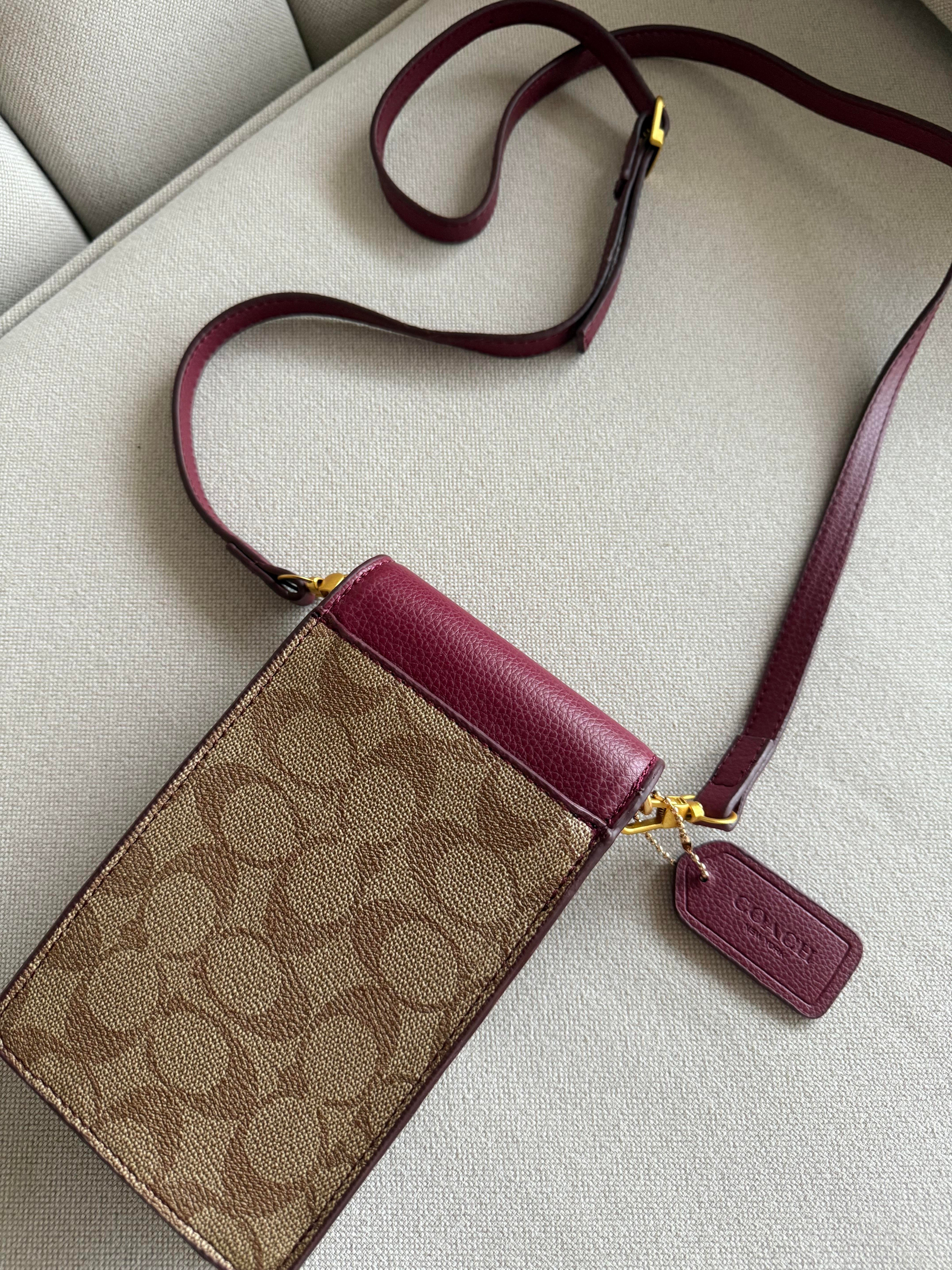 Askılı Telefonluk Bordo