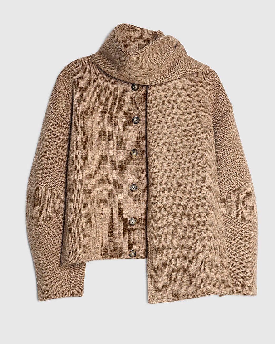 Atkılı Kahve Resrvd Hırka