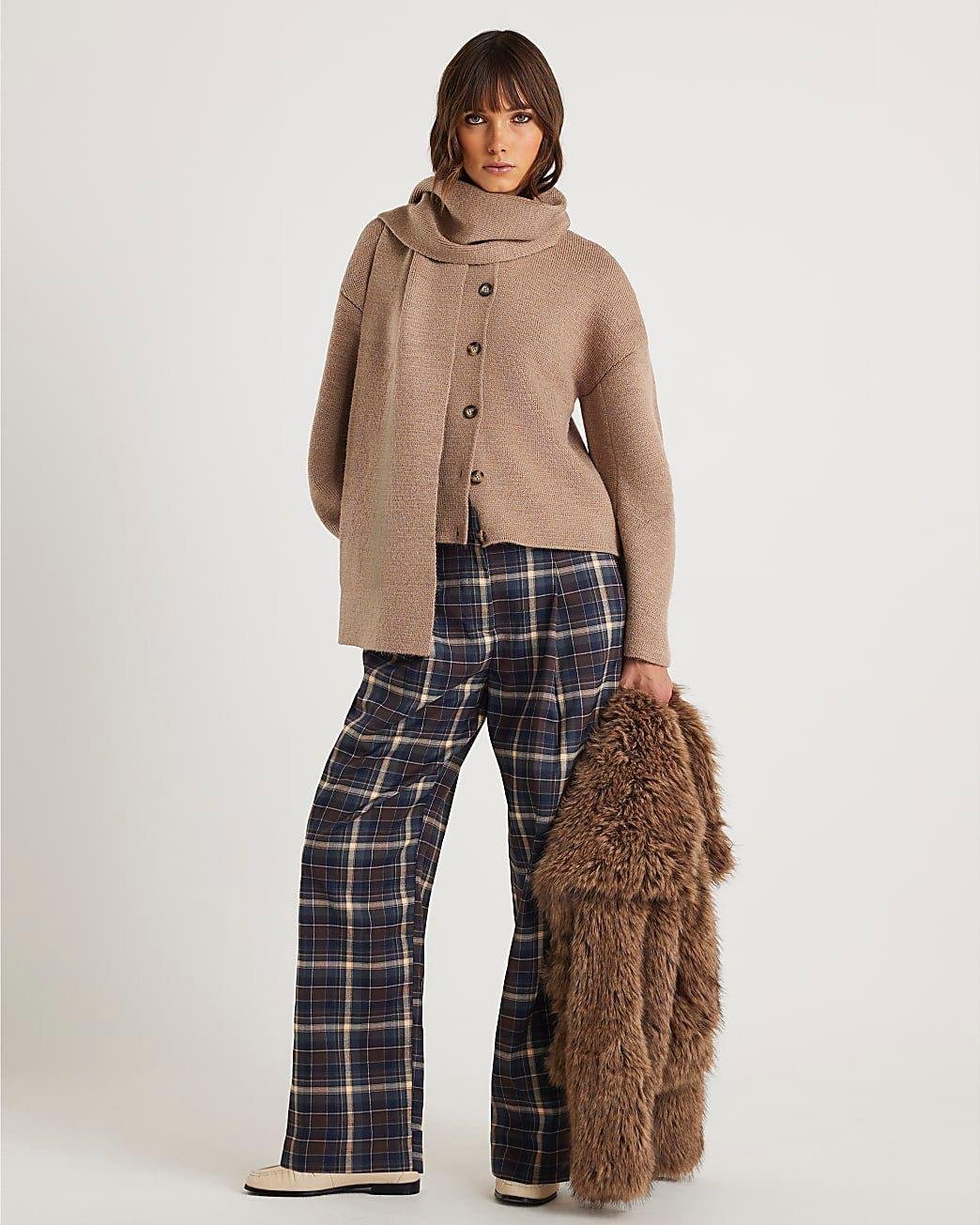 Atkılı Kahve Resrvd Hırka