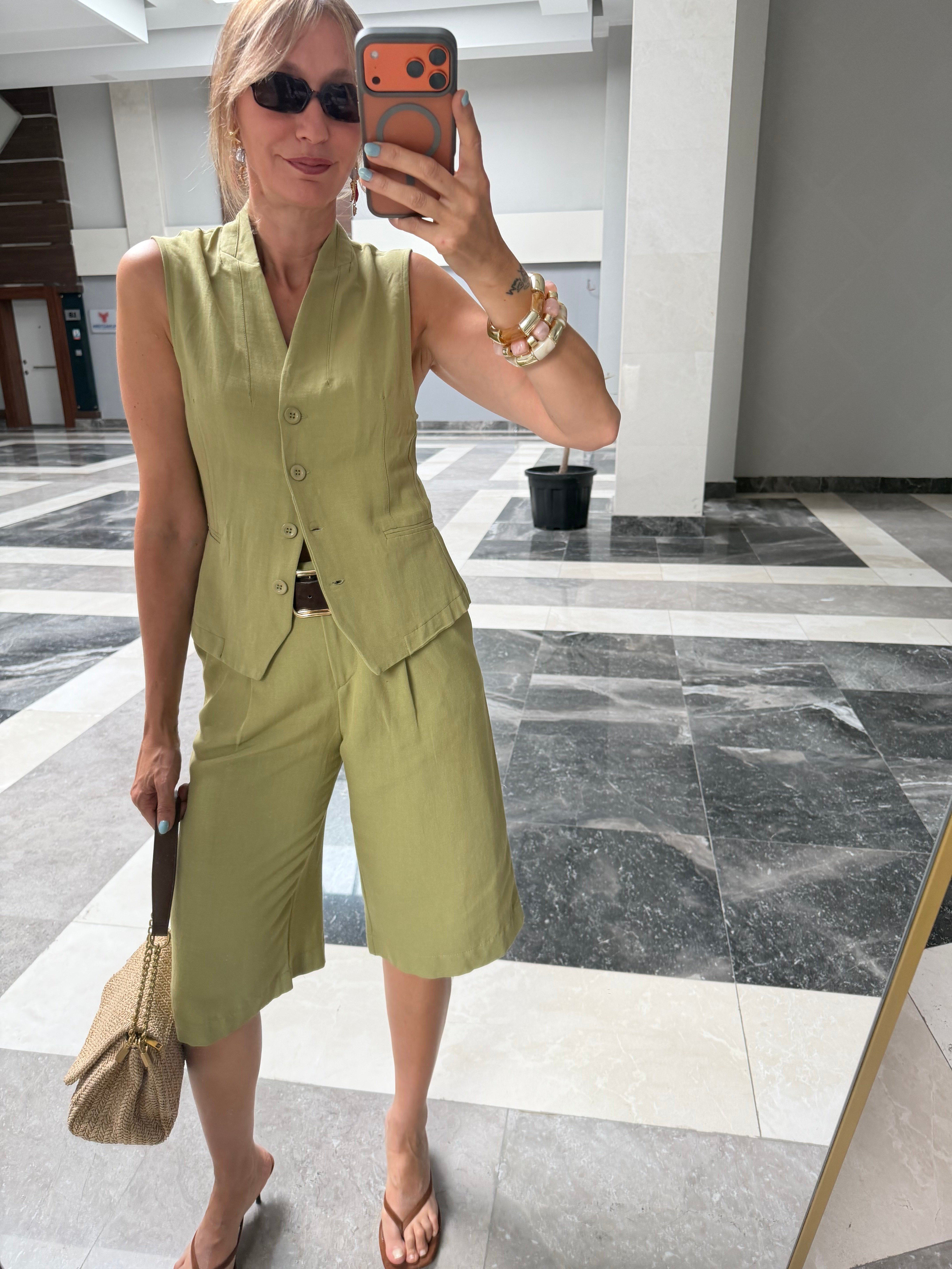 Aura Zr Yelekli Takım Çağla