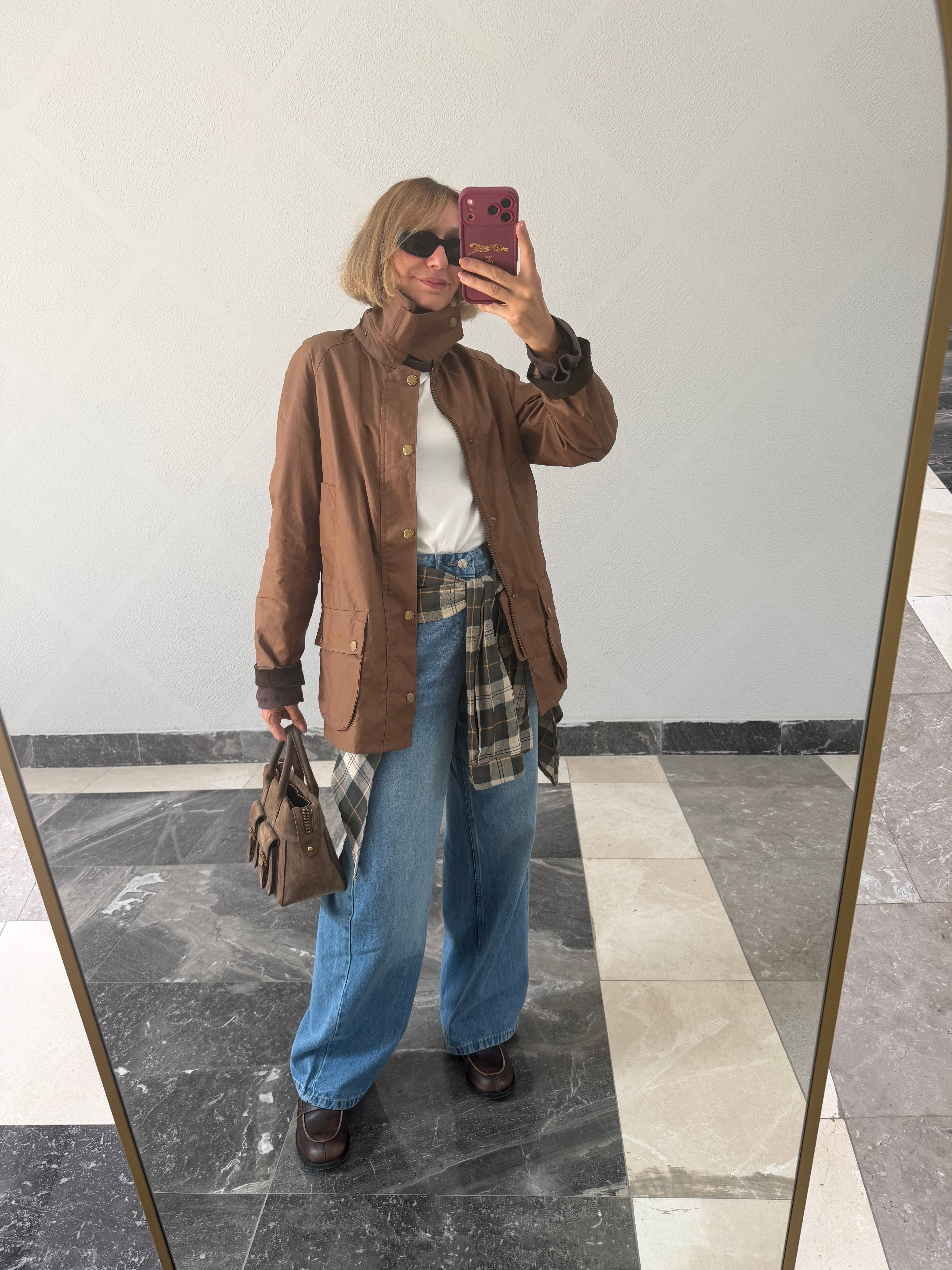 Barbur Camel Premium Broşlu Mont