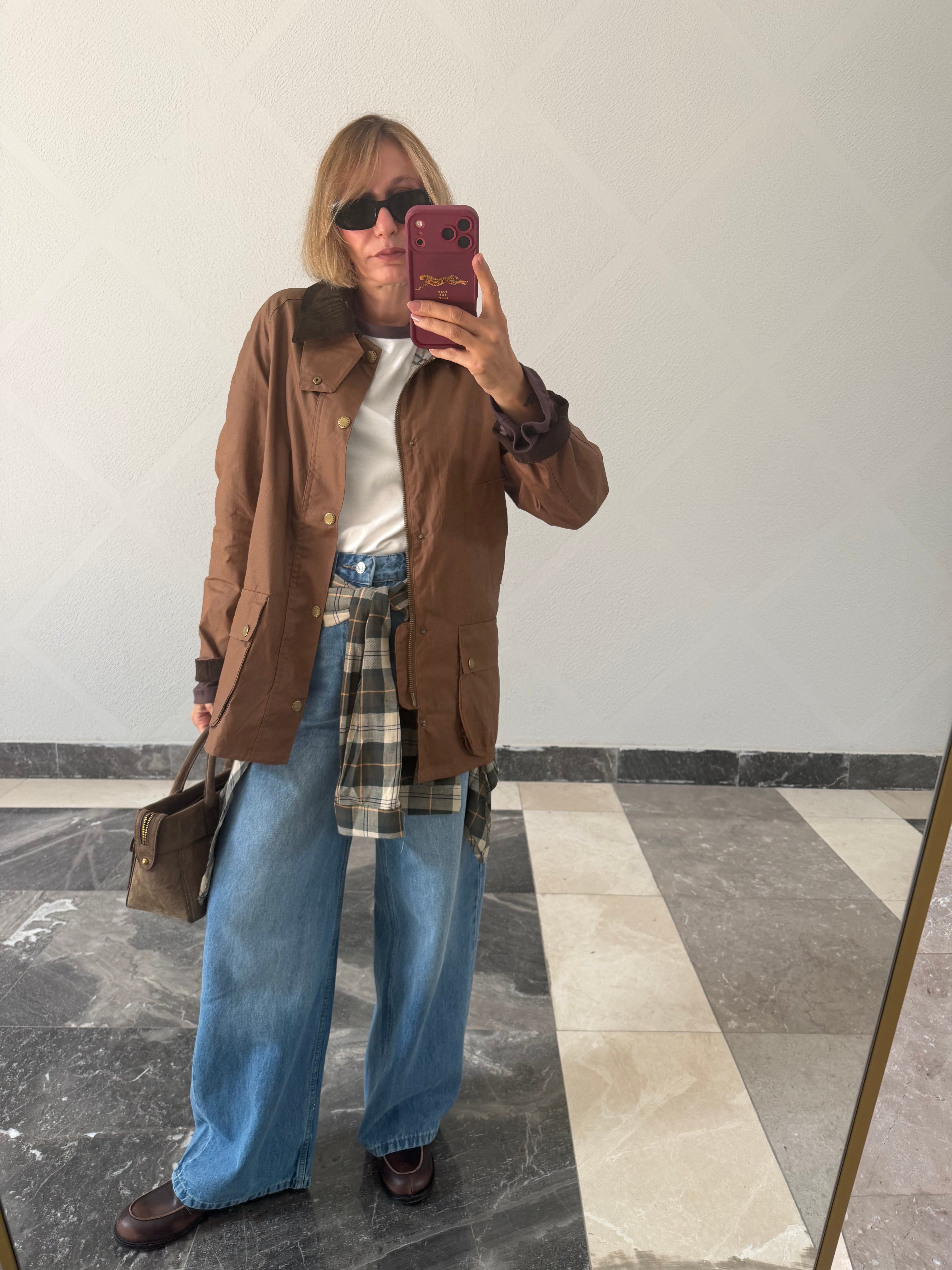 Barbur Camel Premium Broşlu Mont