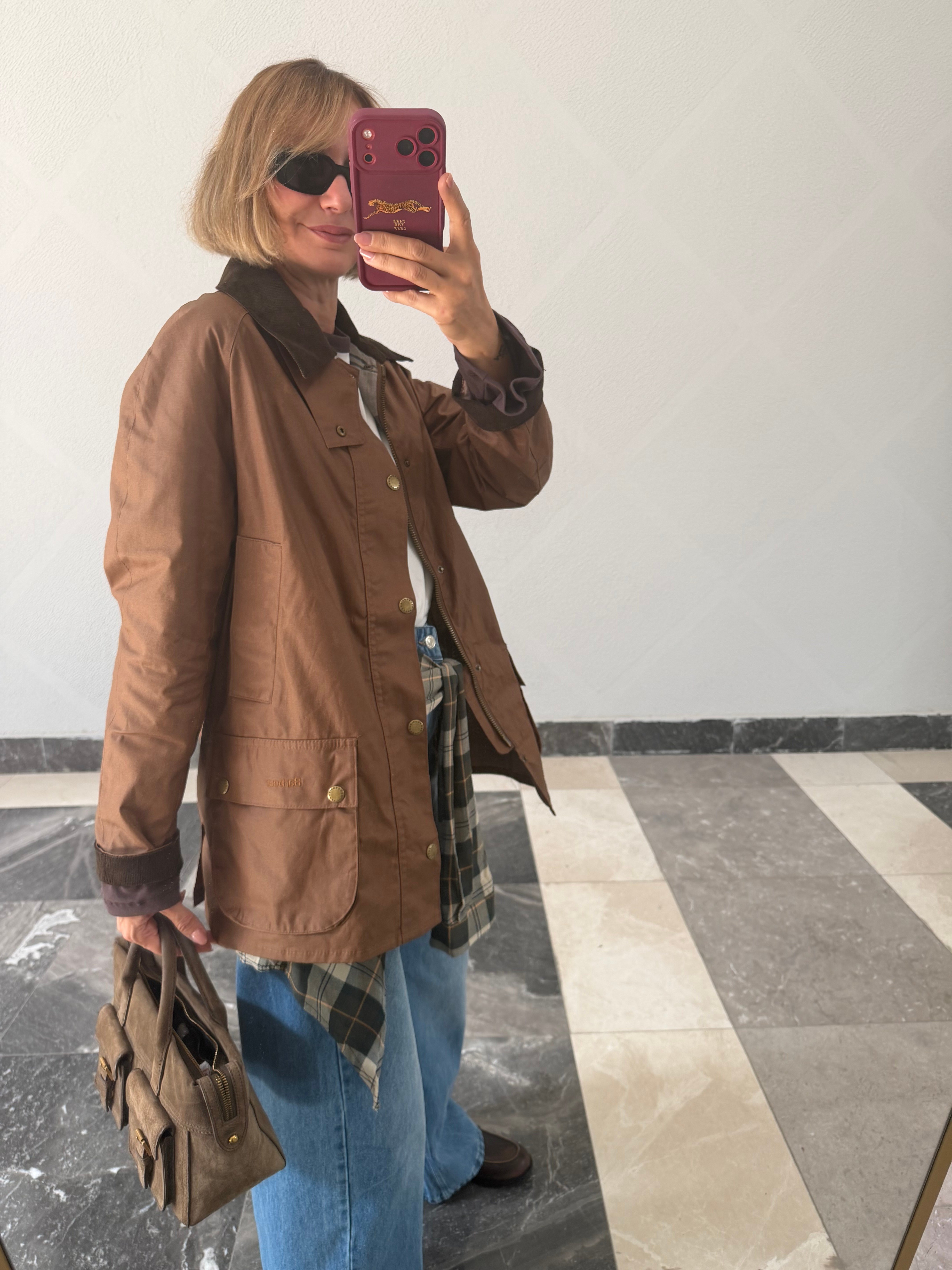 Barbur Camel Premium Broşlu Mont