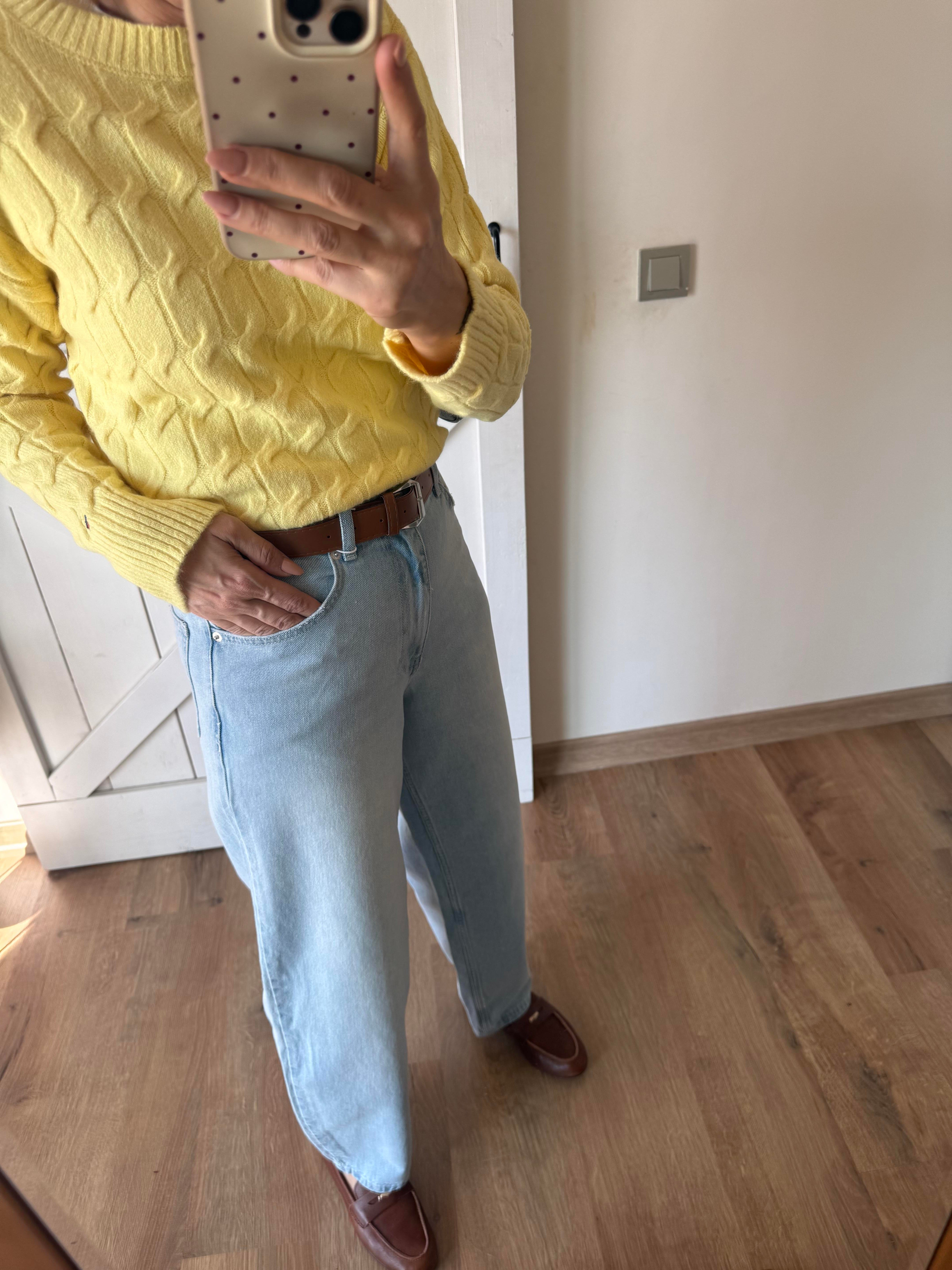 Barrel Leg Jean Pantolon