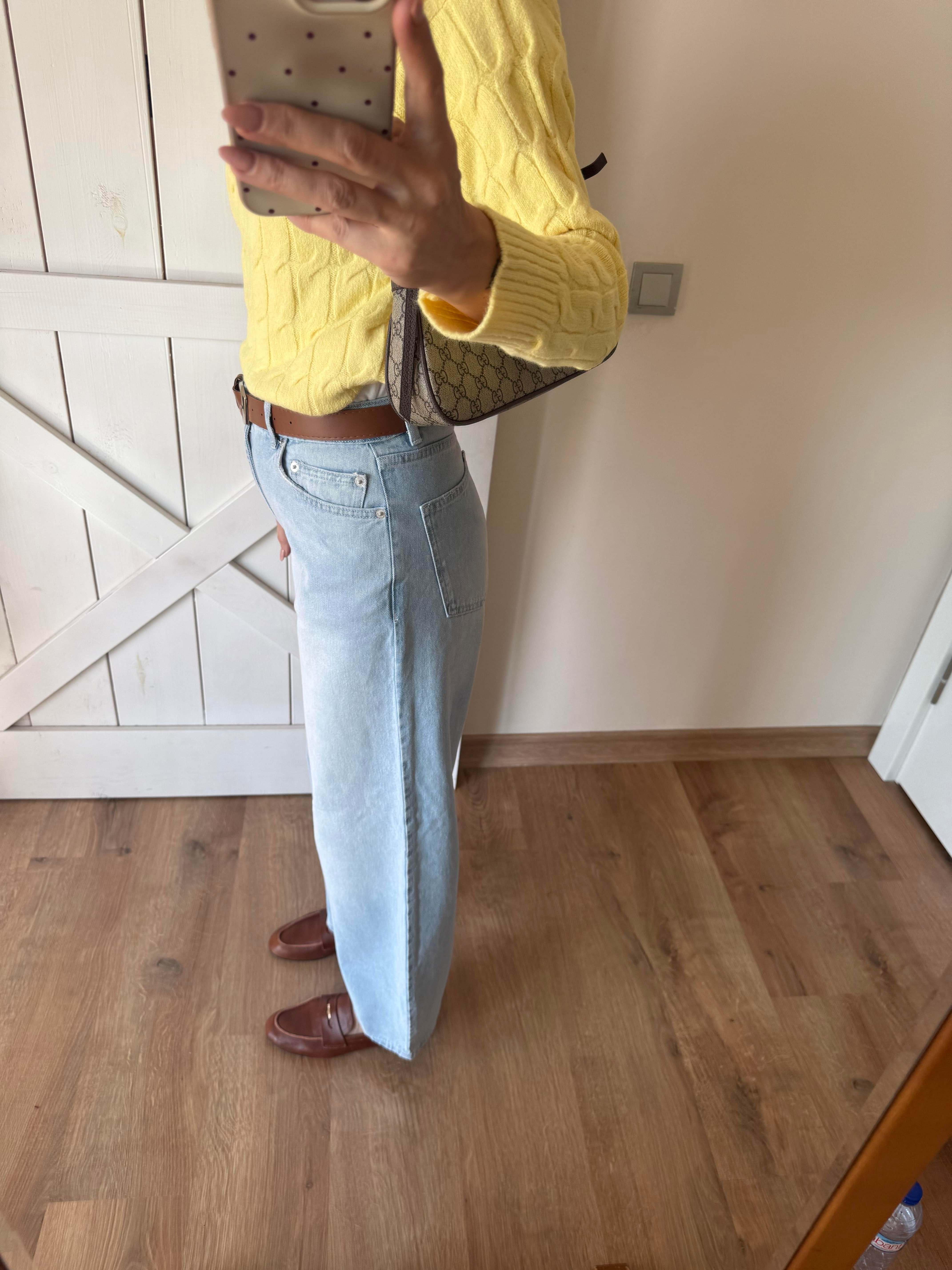 Barrel Leg Jean Pantolon