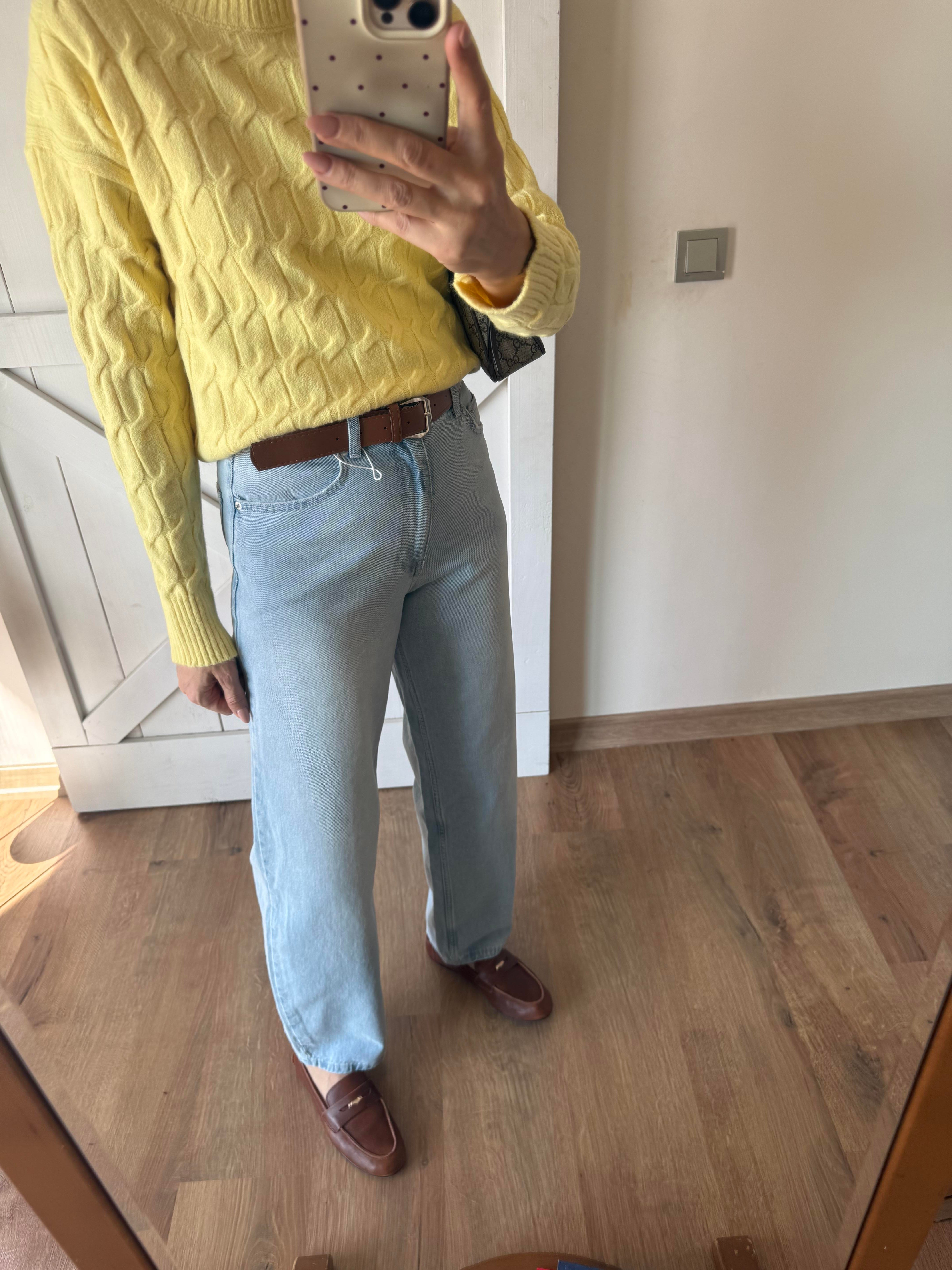 Barrel Leg Jean Pantolon