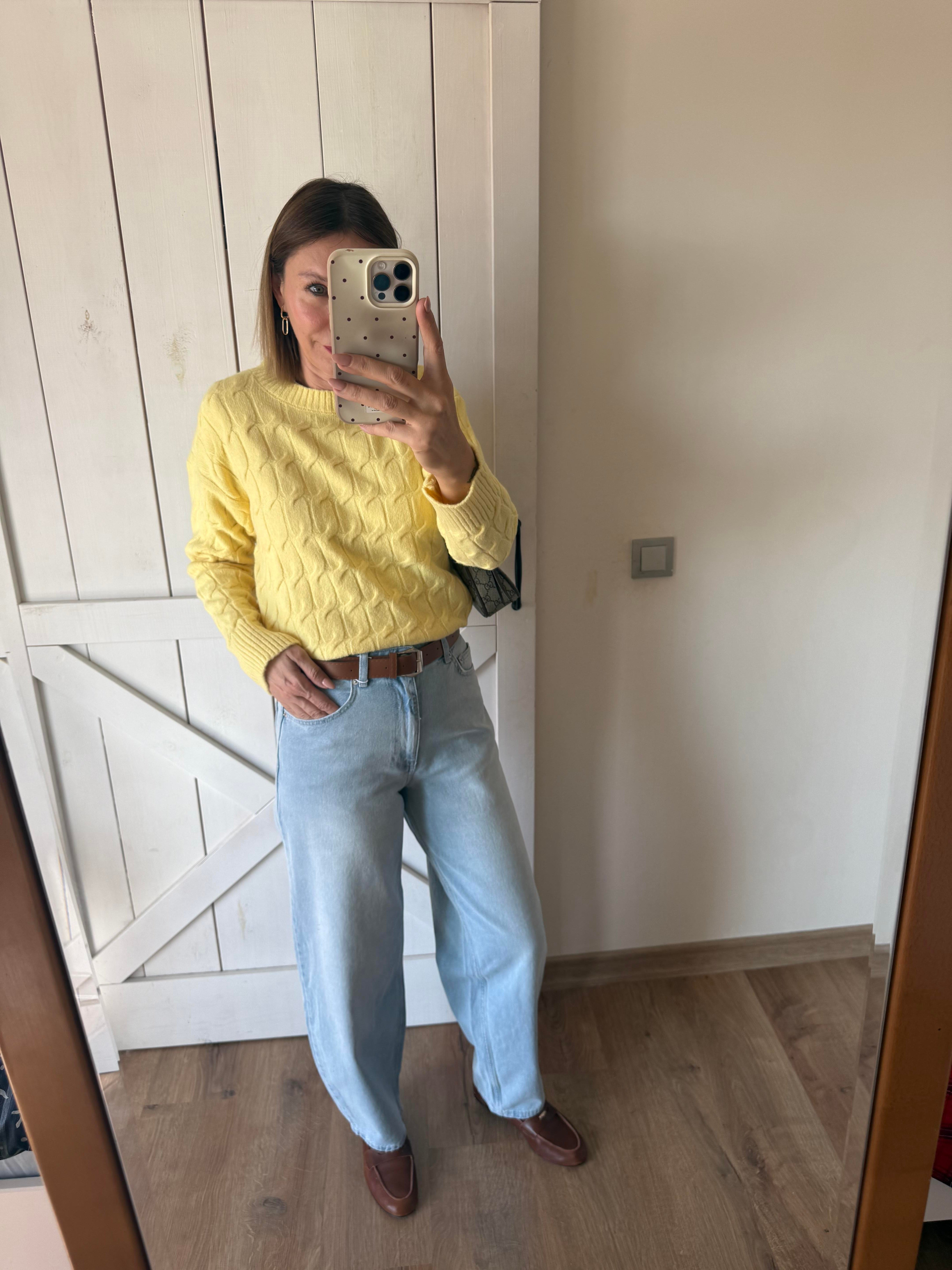 Barrel Leg Jean Pantolon