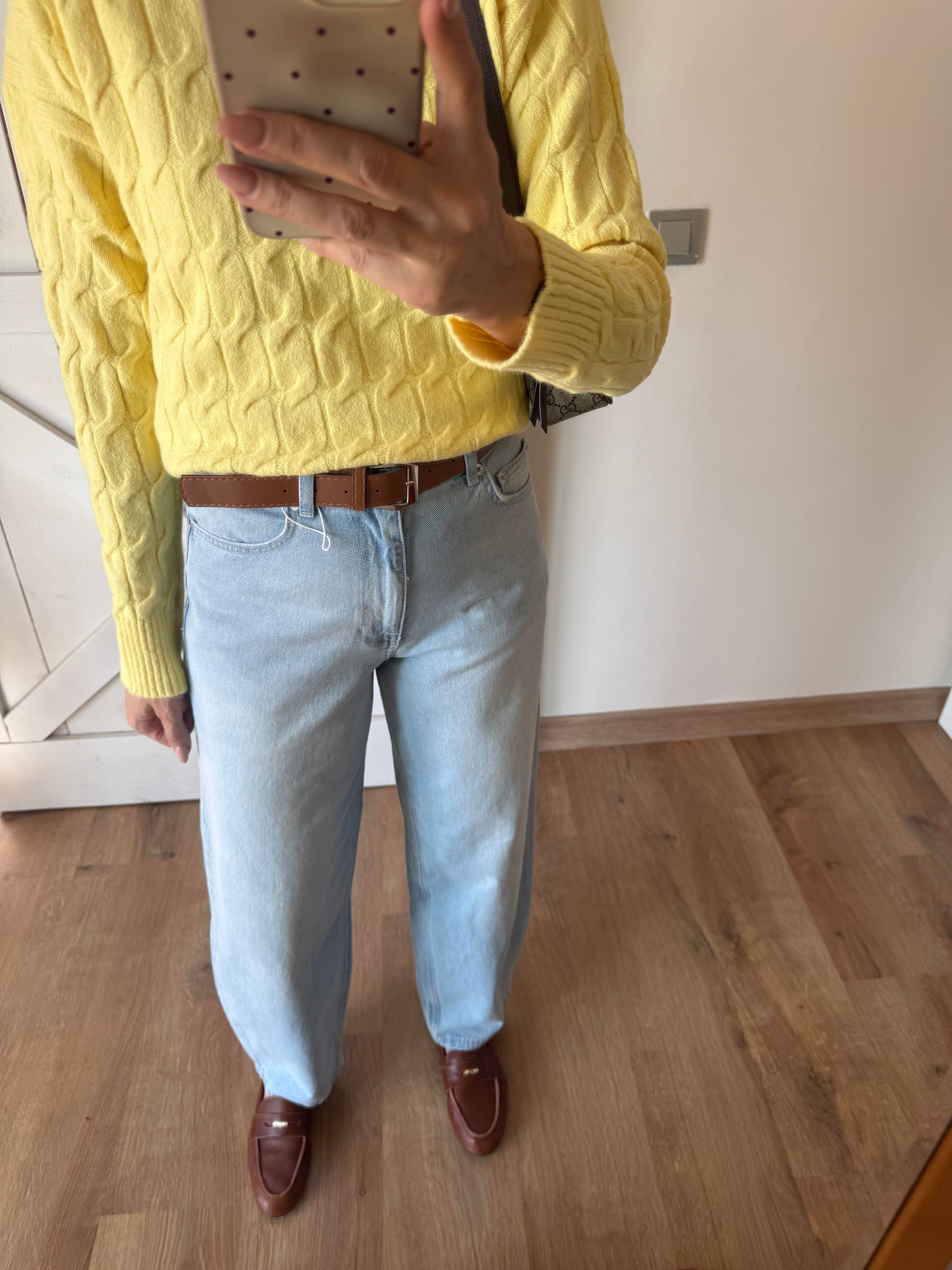 Barrel Leg Jean Pantolon