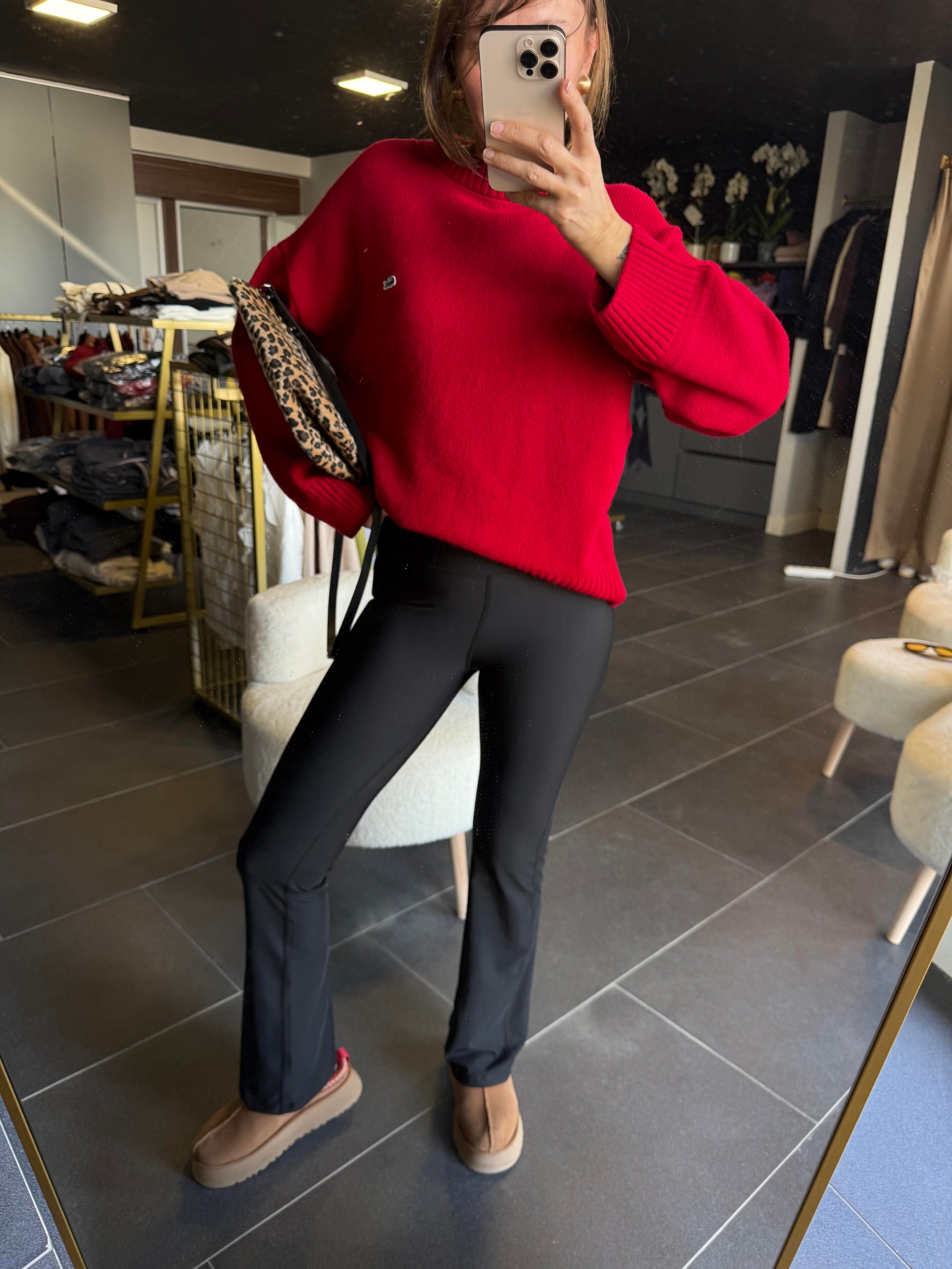 Basic Kırmızı Kazak